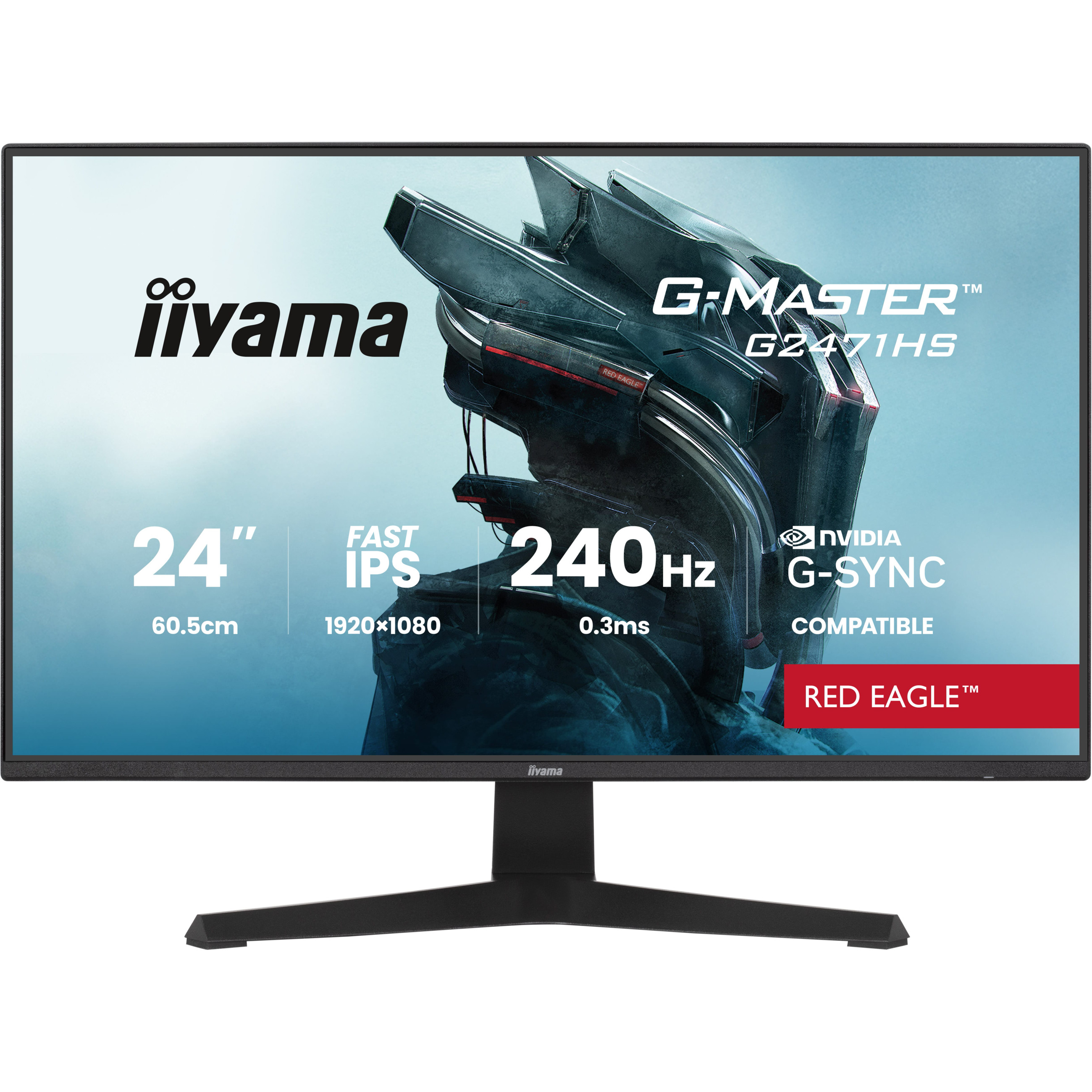 Iiyama G-Master G2471HS-B1 24" Fast-IPS - Flat Screen - 24"