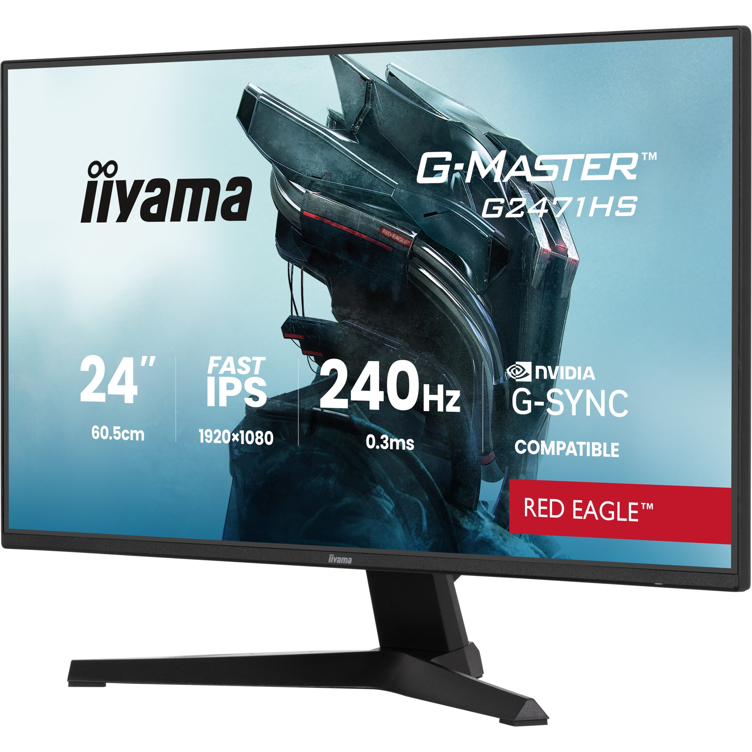 Iiyama G-Master G2471HS-B1 24" Fast-IPS - Flat Screen - 24"-1