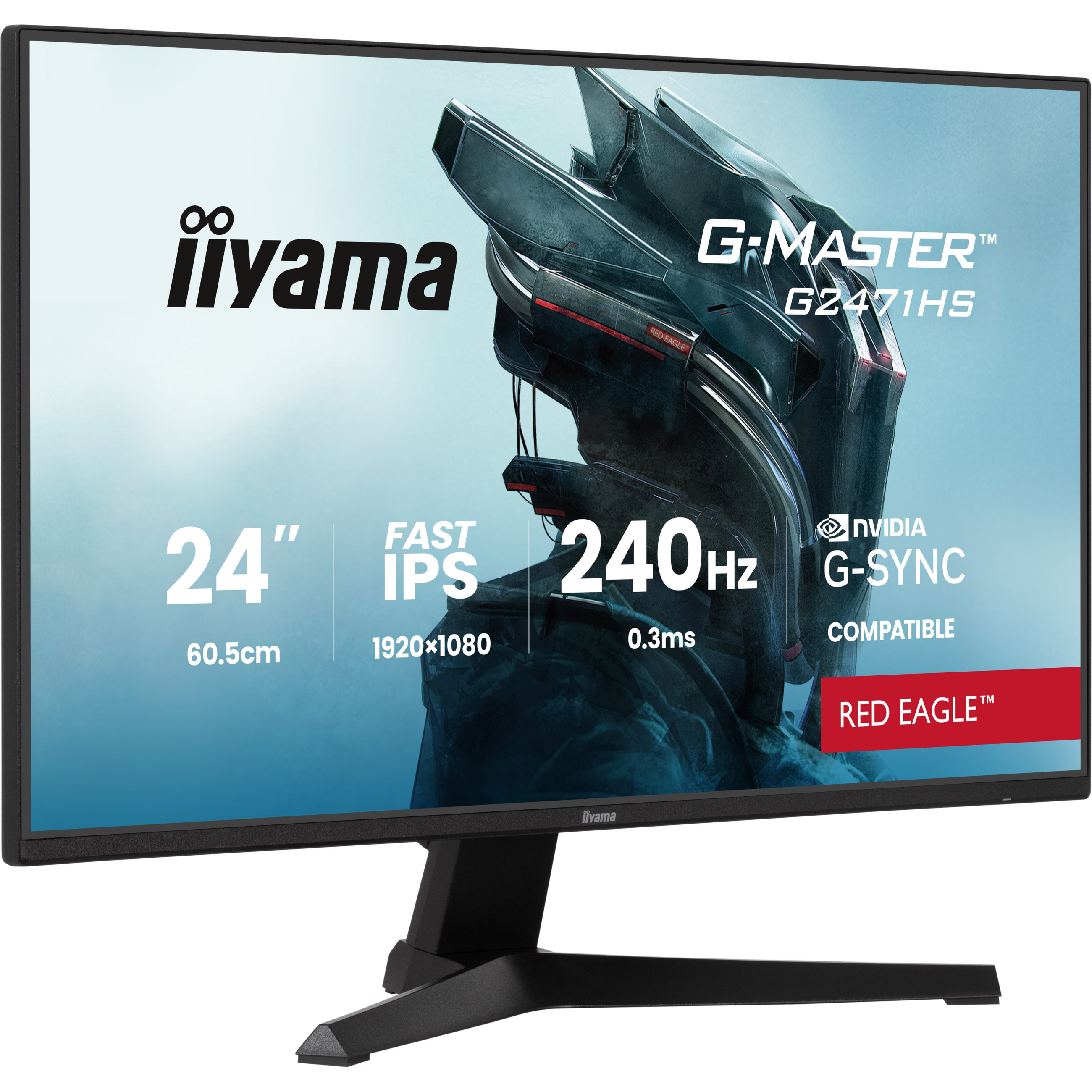 Iiyama G-Master G2471HS-B1 24" Fast-IPS - Flat Screen - 24"-2