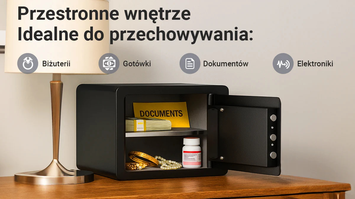 Sigurnosni sef Extralink Lock Star M-30 (mehanička kombinacija)-7