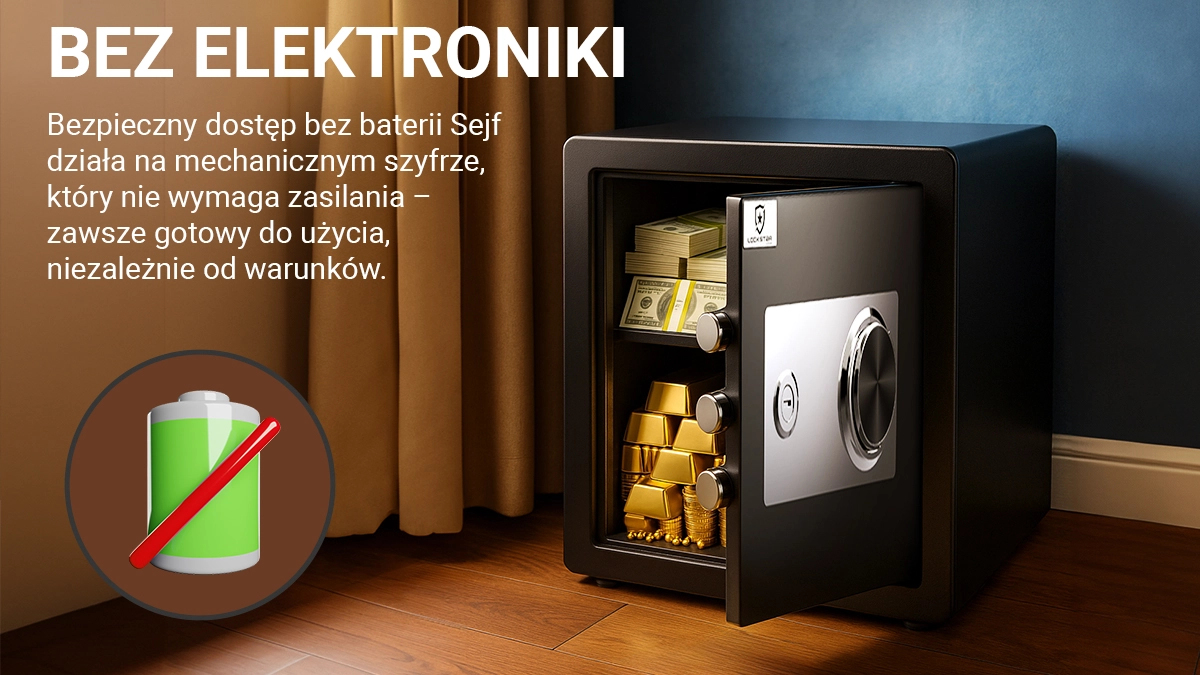 Sigurnosni sef Extralink Lock Star M-30 (mehanička kombinacija)-11