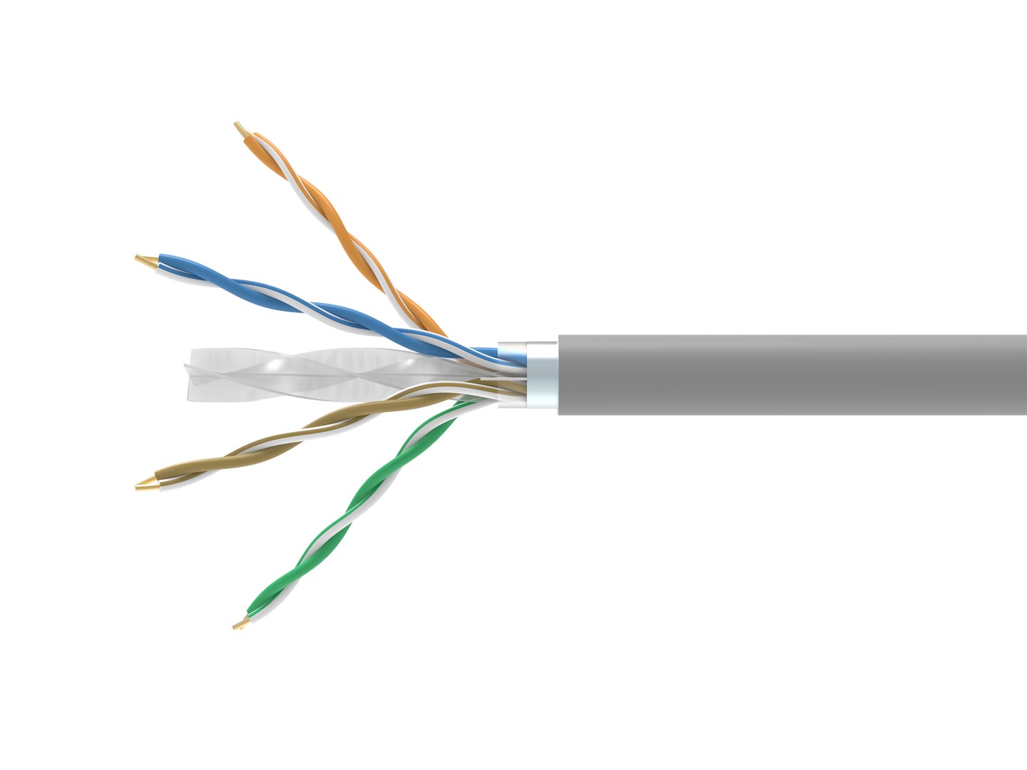 Instalacijski kabel Equip Cat6 F/UTP ECA (305 m, siva, LSZH)