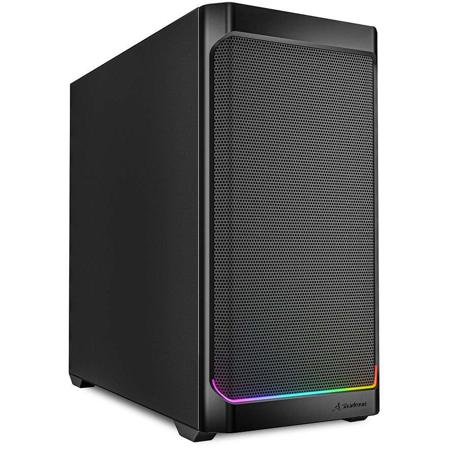Kućište Sharkoon MK4 RGB Micro-ATX 1xMetal Crno-0