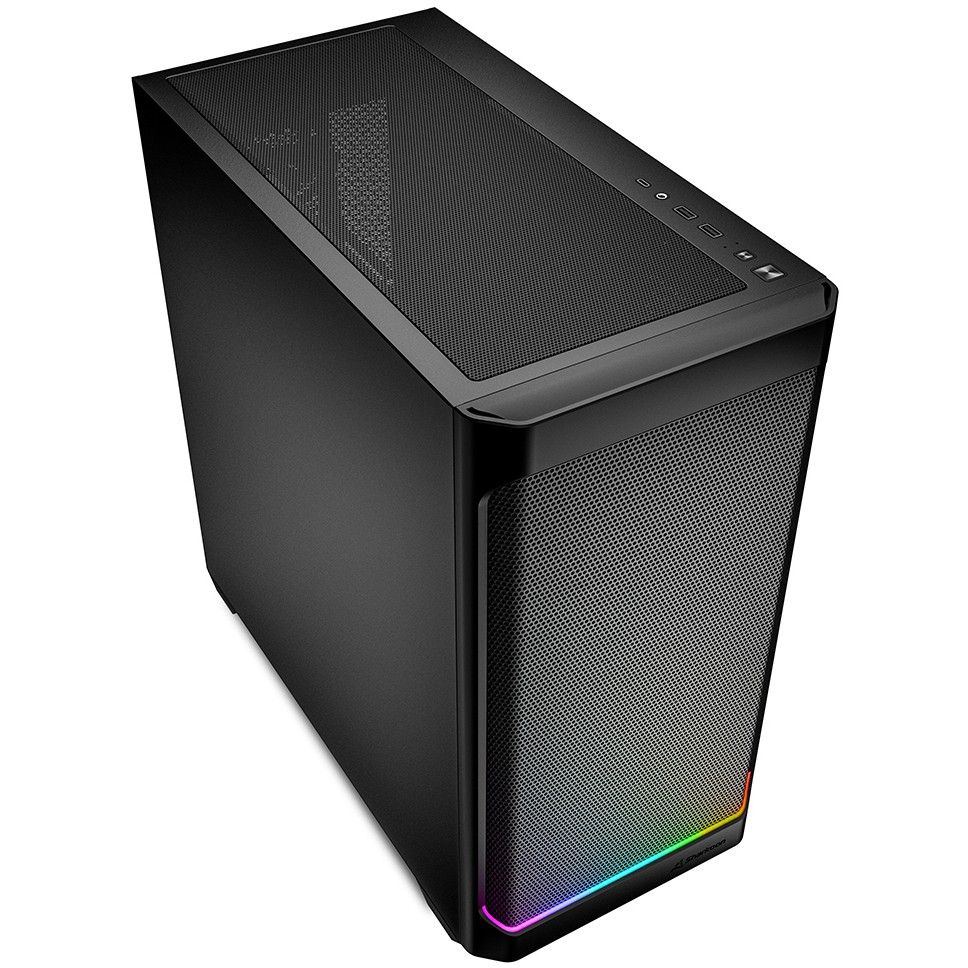 Kućište Sharkoon MK4 RGB Micro-ATX 1xMetal Crno-2