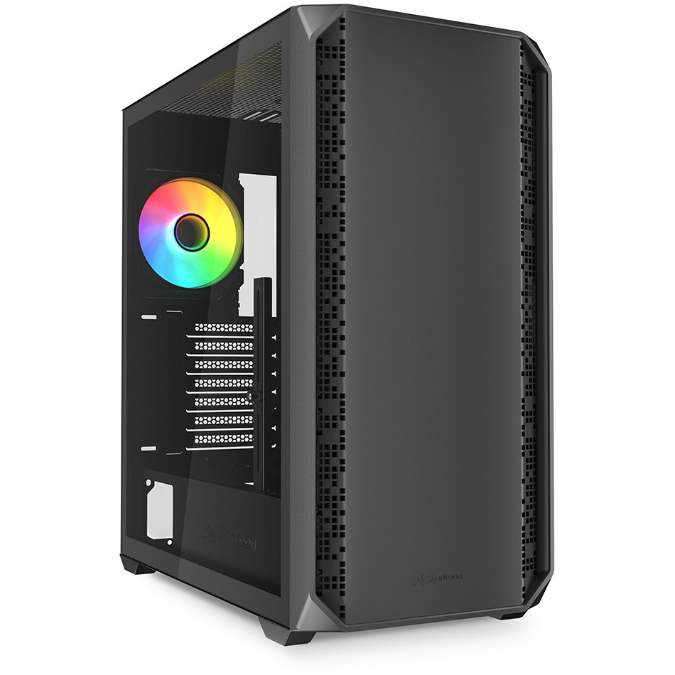 Kućište Sharkoon AK2 RGB ATX 1xGlass Crno