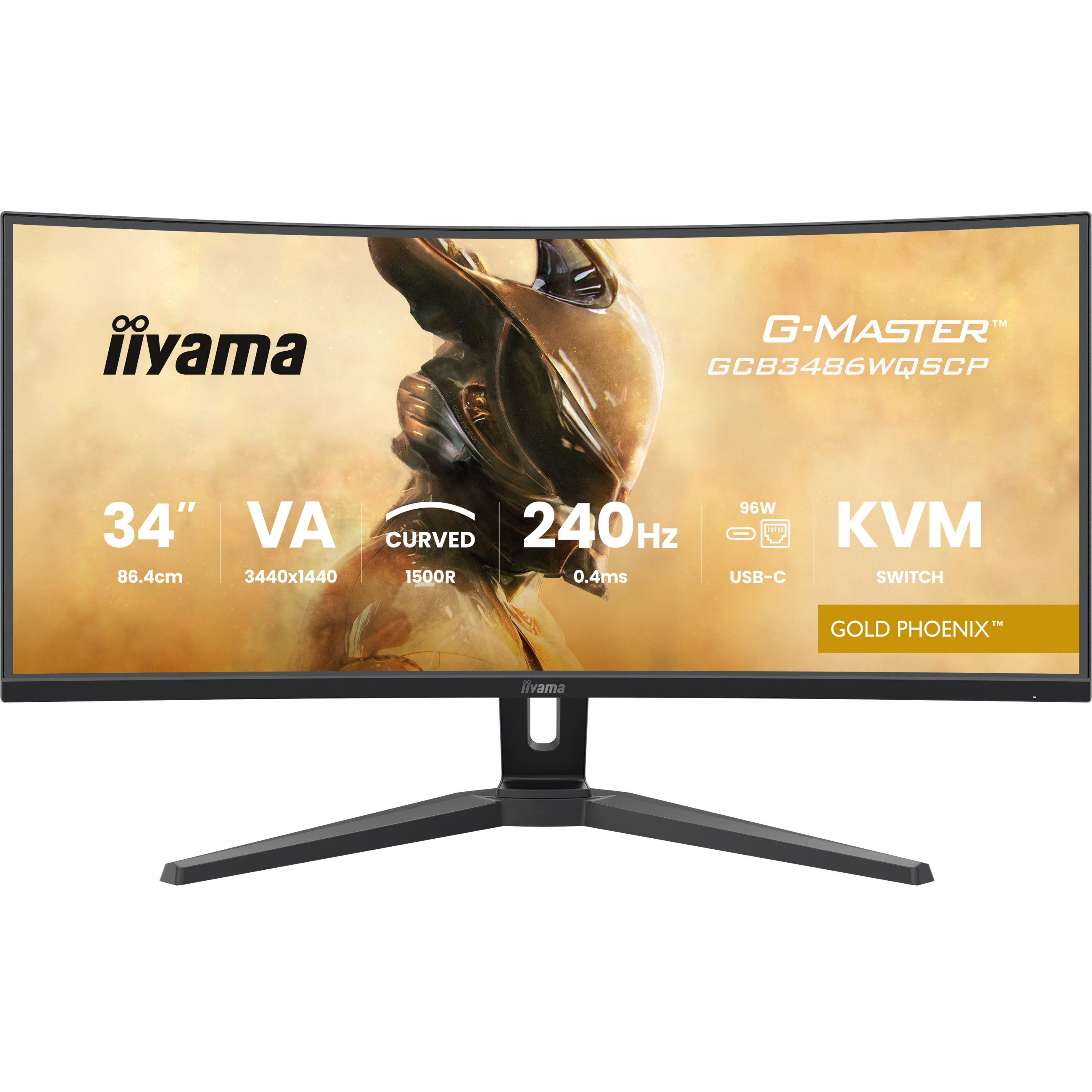 Iiyama TFT GCB3486WQSCP VA 34''//2xHDMI/DP/USB-C/curved - Flat Screen - 86.4 cm-1