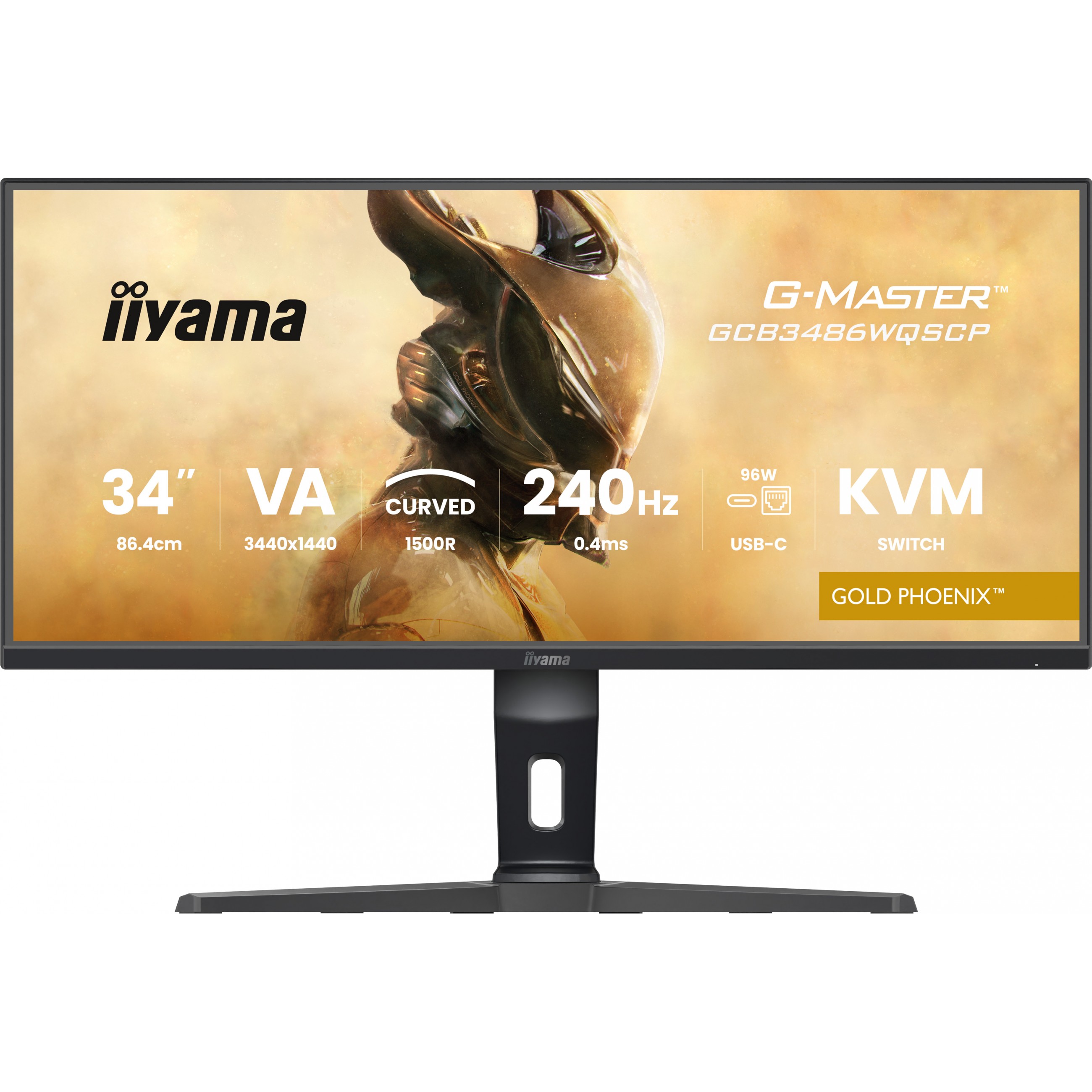Iiyama TFT GCB3486WQSCP VA 34''//2xHDMI/DP/USB-C/curved - Flat Screen - 86.4 cm-12
