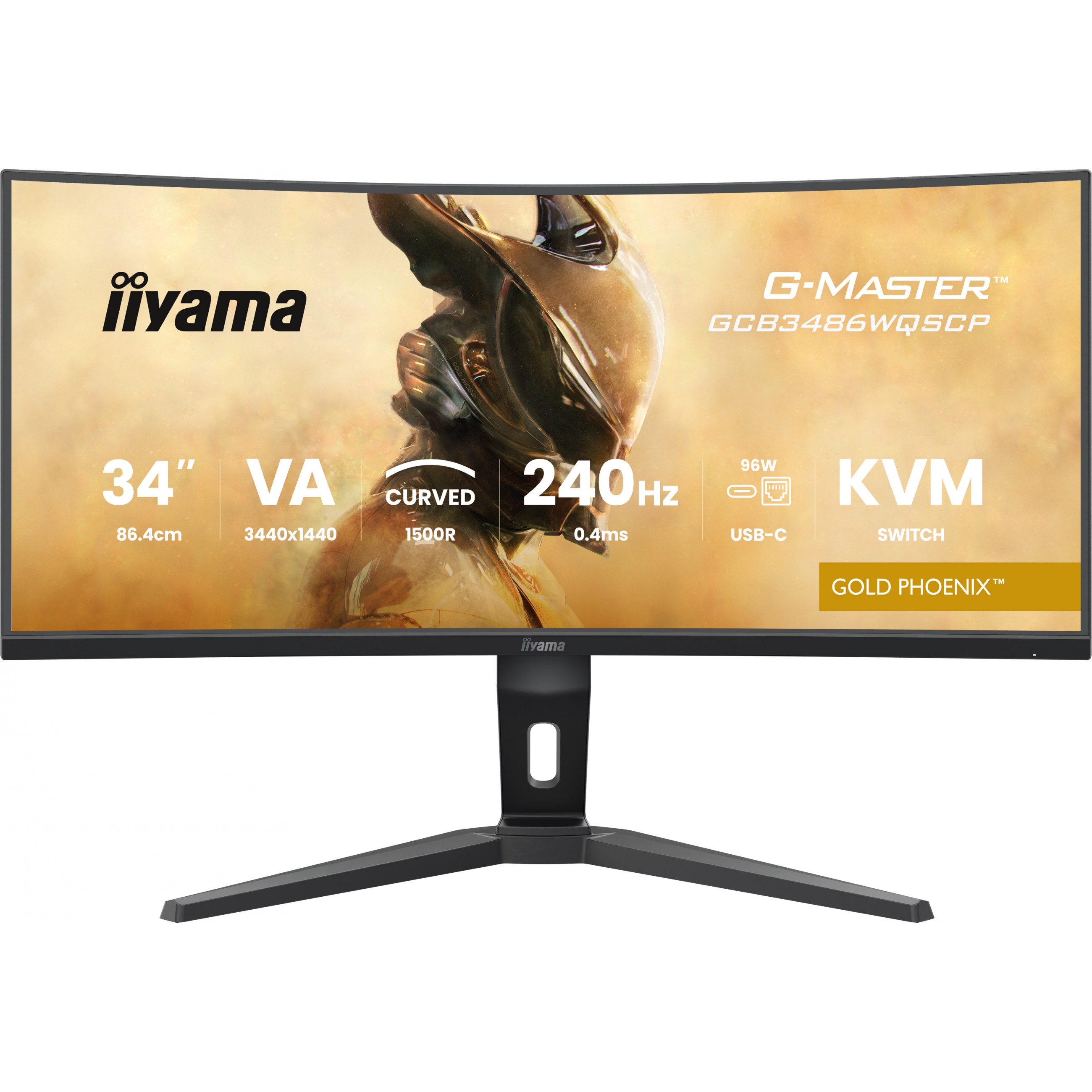 Iiyama TFT GCB3486WQSCP VA 34''//2xHDMI/DP/USB-C/curved - Flat Screen - 86.4 cm-15