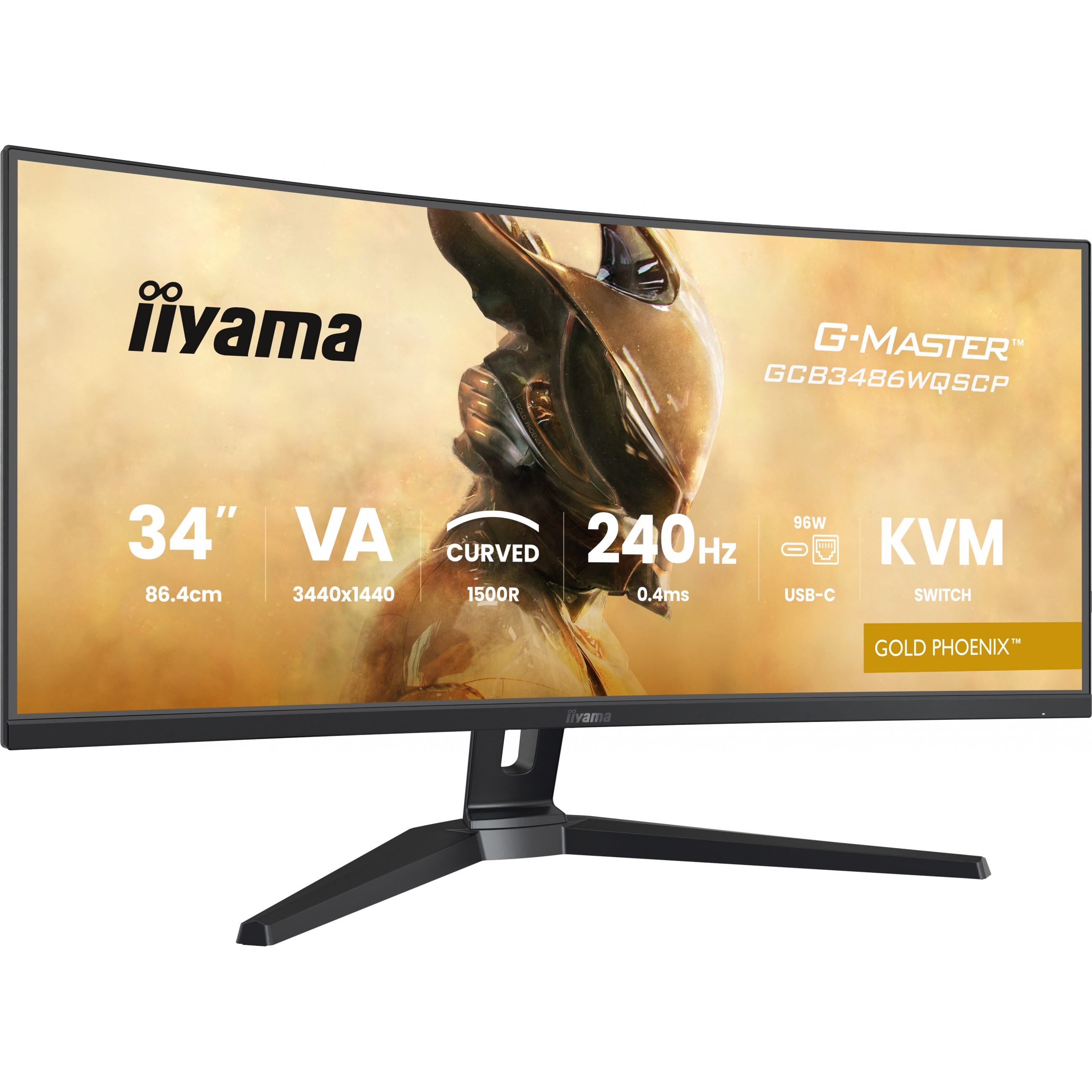 Iiyama TFT GCB3486WQSCP VA 34''//2xHDMI/DP/USB-C/curved - Flat Screen - 86.4 cm-17
