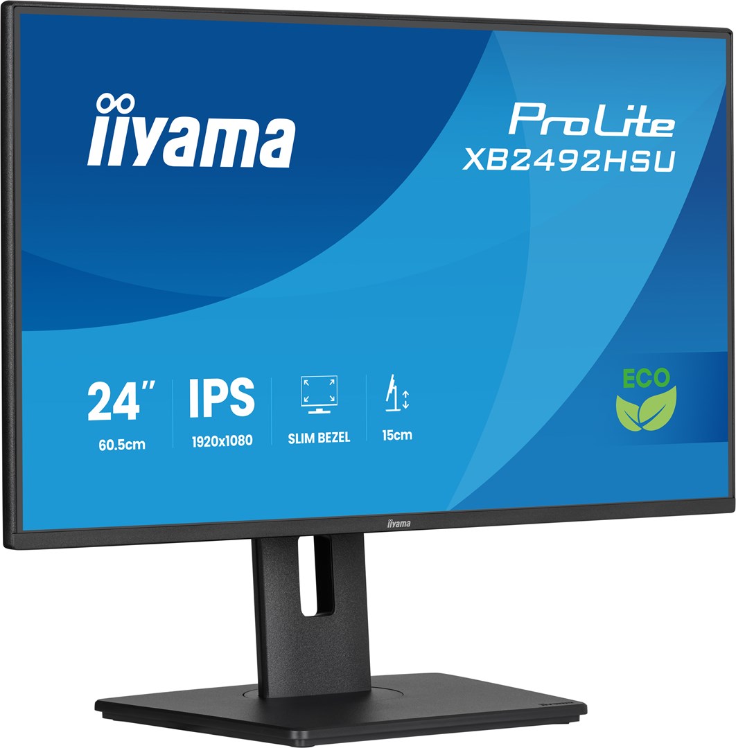 Iiyama 24" IPS 4-side slim bezel Green Choice EyeComfort/EyeSafe 2. - Flat Screen - 61 cm-4