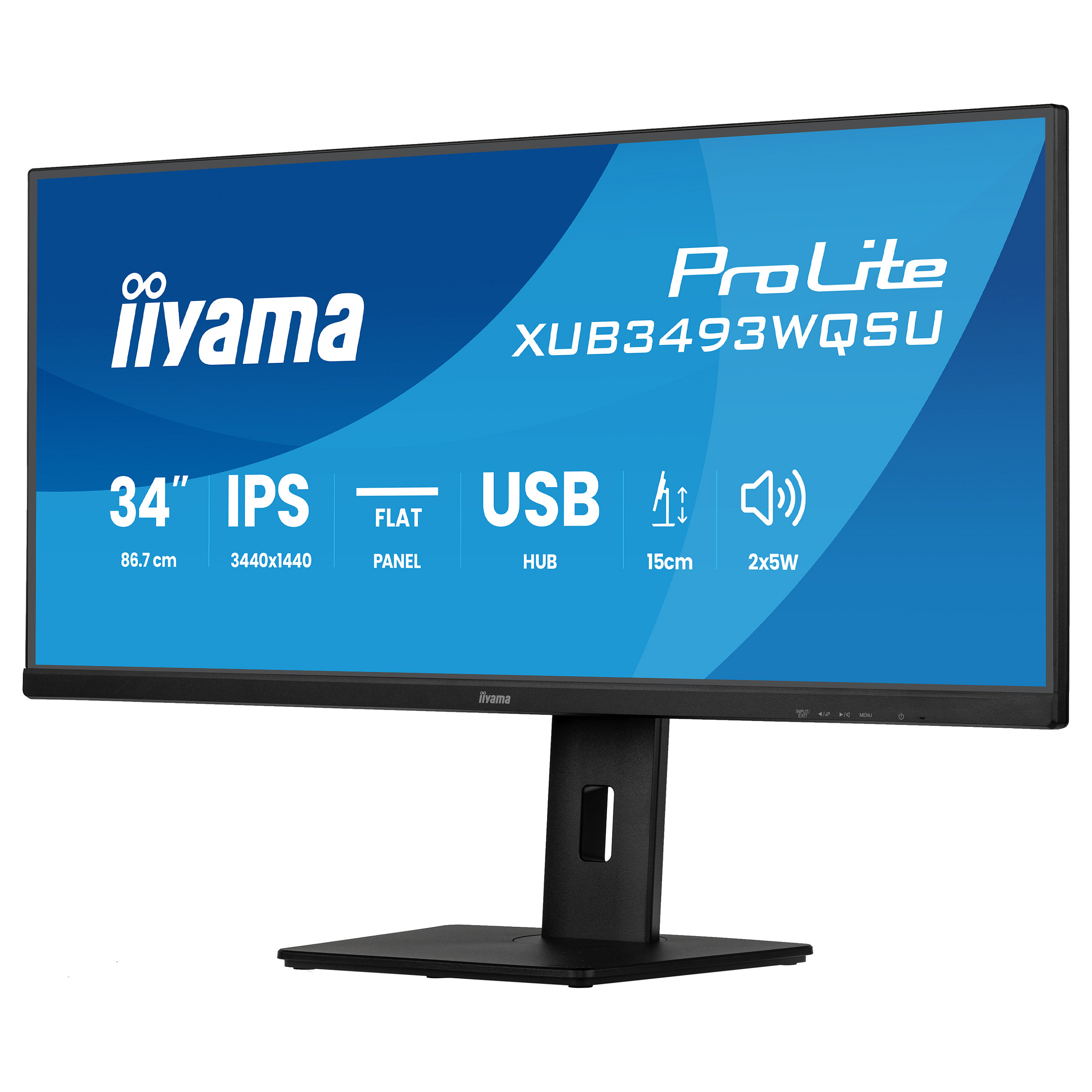 Iiyama ProLite XUB3493WQSU-B6 - LED-Monitor 34" IPS - Flat Screen - 86.4 cm-5