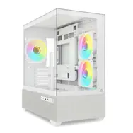 Kućište SHARKOON MK7 ARGB (mATX, 2x staklo, bijelo)-0