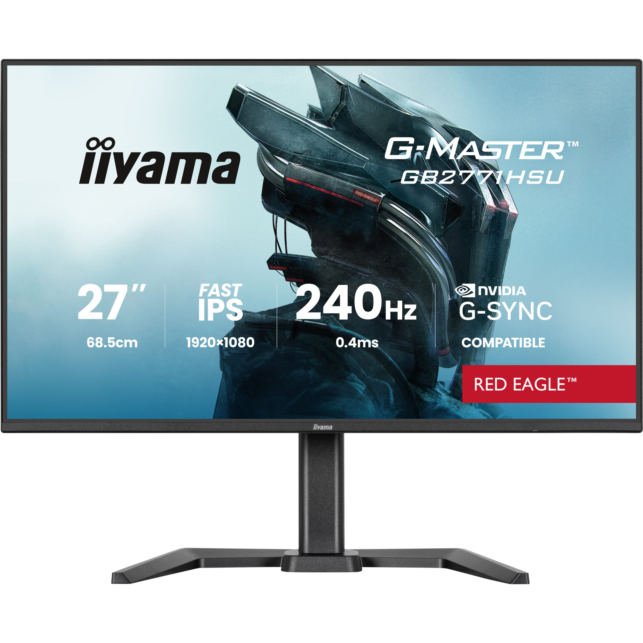 Iiyama G-Master GB2771HSU-B1 27" Fast-IP - Flat Screen - 27"