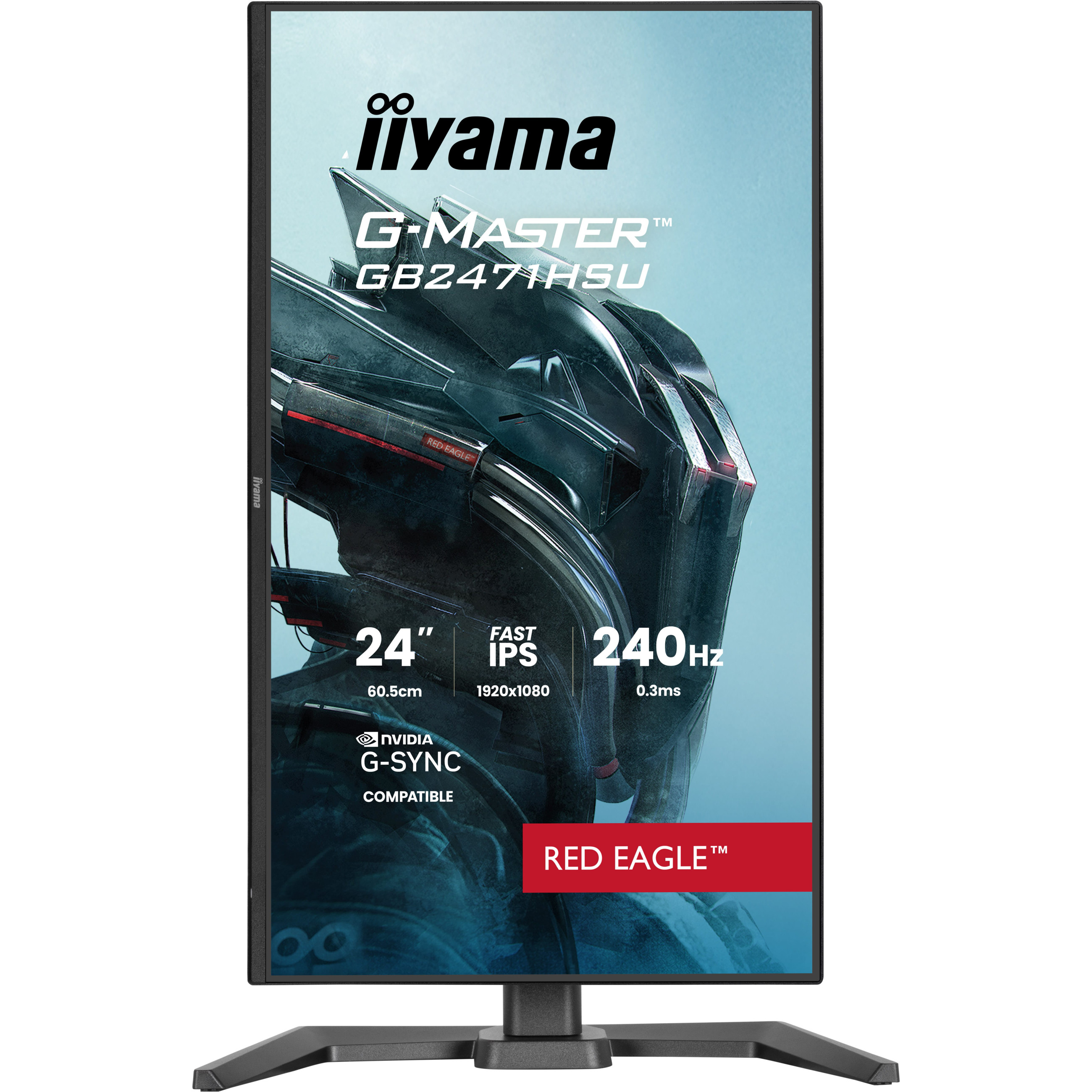 Iiyama G-Master GB2471HSU-B1 24" Fast-IP - Flat Screen - 24"-1