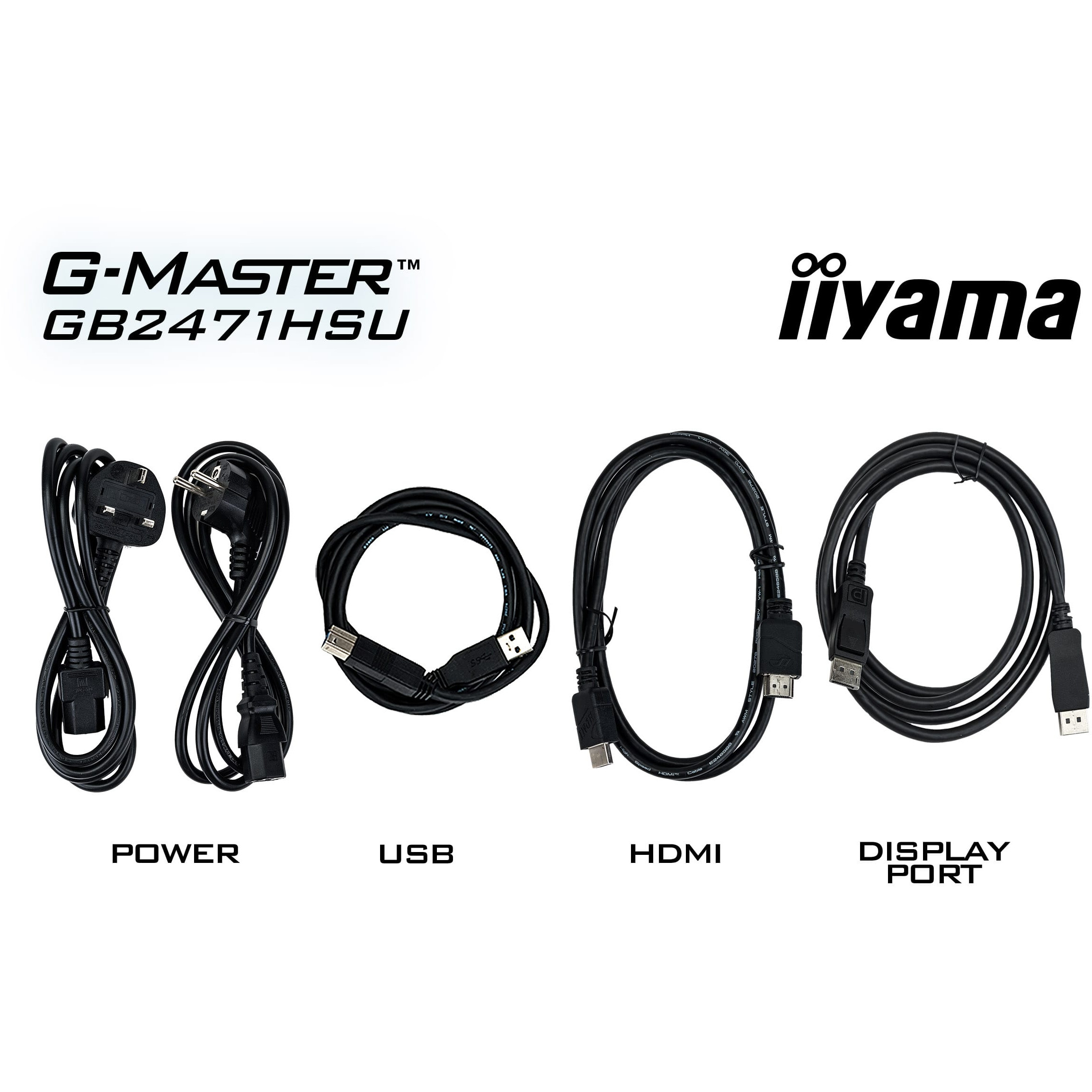 Iiyama G-Master GB2471HSU-B1 24" Fast-IP - Flat Screen - 24"-3