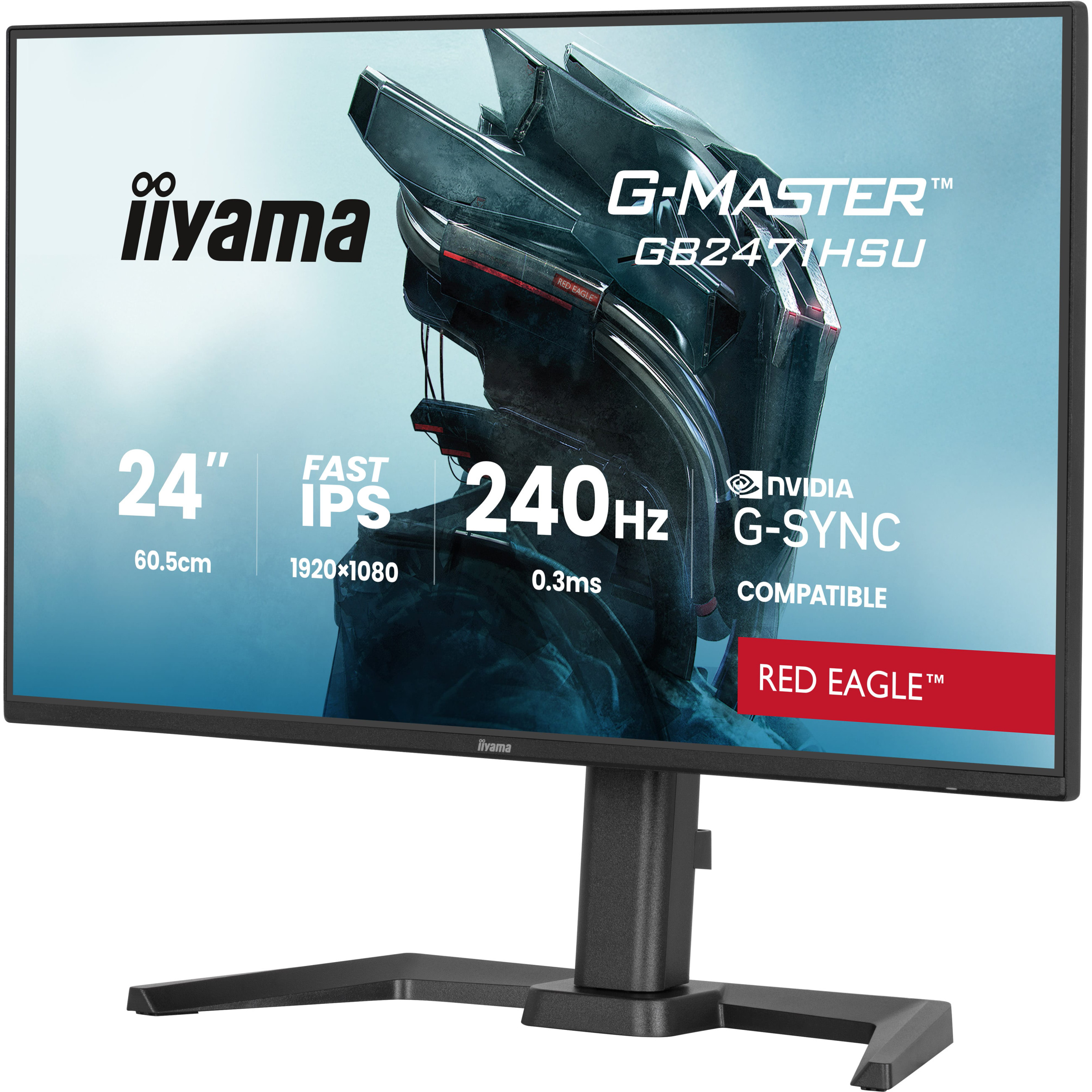 Iiyama G-Master GB2471HSU-B1 24" Fast-IP - Flat Screen - 24"-4