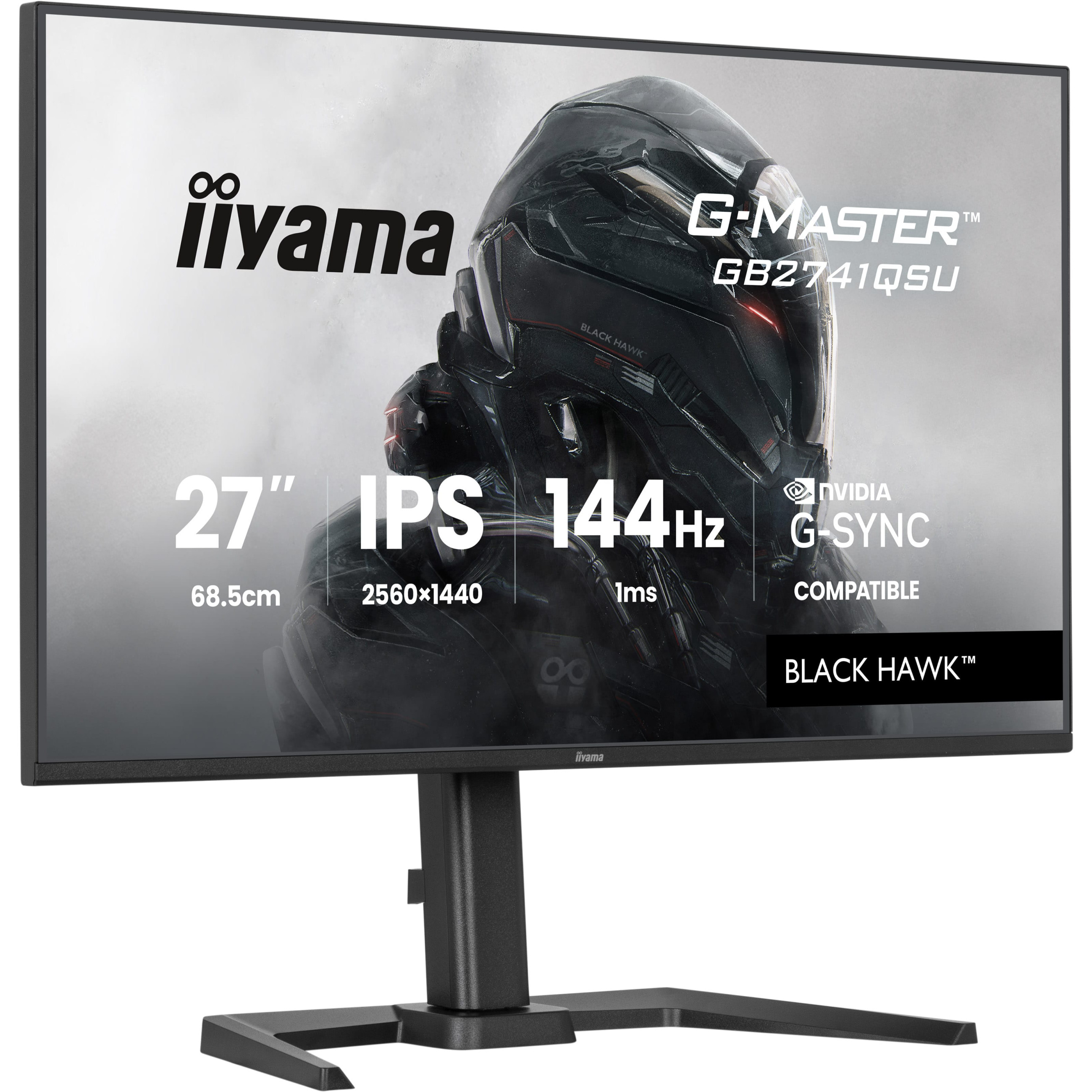 Iiyama G-Master GB2741QSU-B1 QHD G - Flat Screen - 27"-10