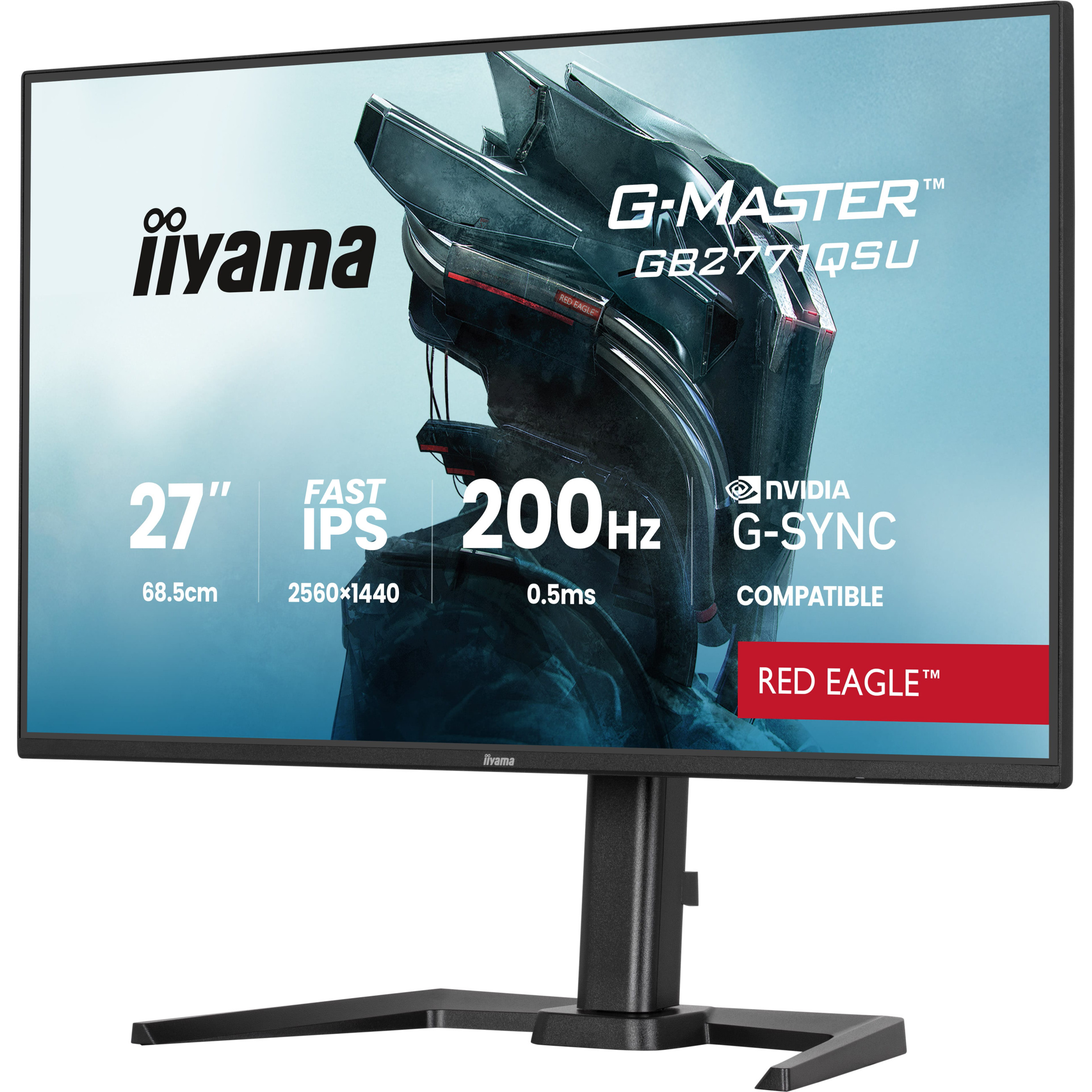 Iiyama G-Master GB2771QSU-B1 27" Fast-IP - Flat Screen - 27"-5