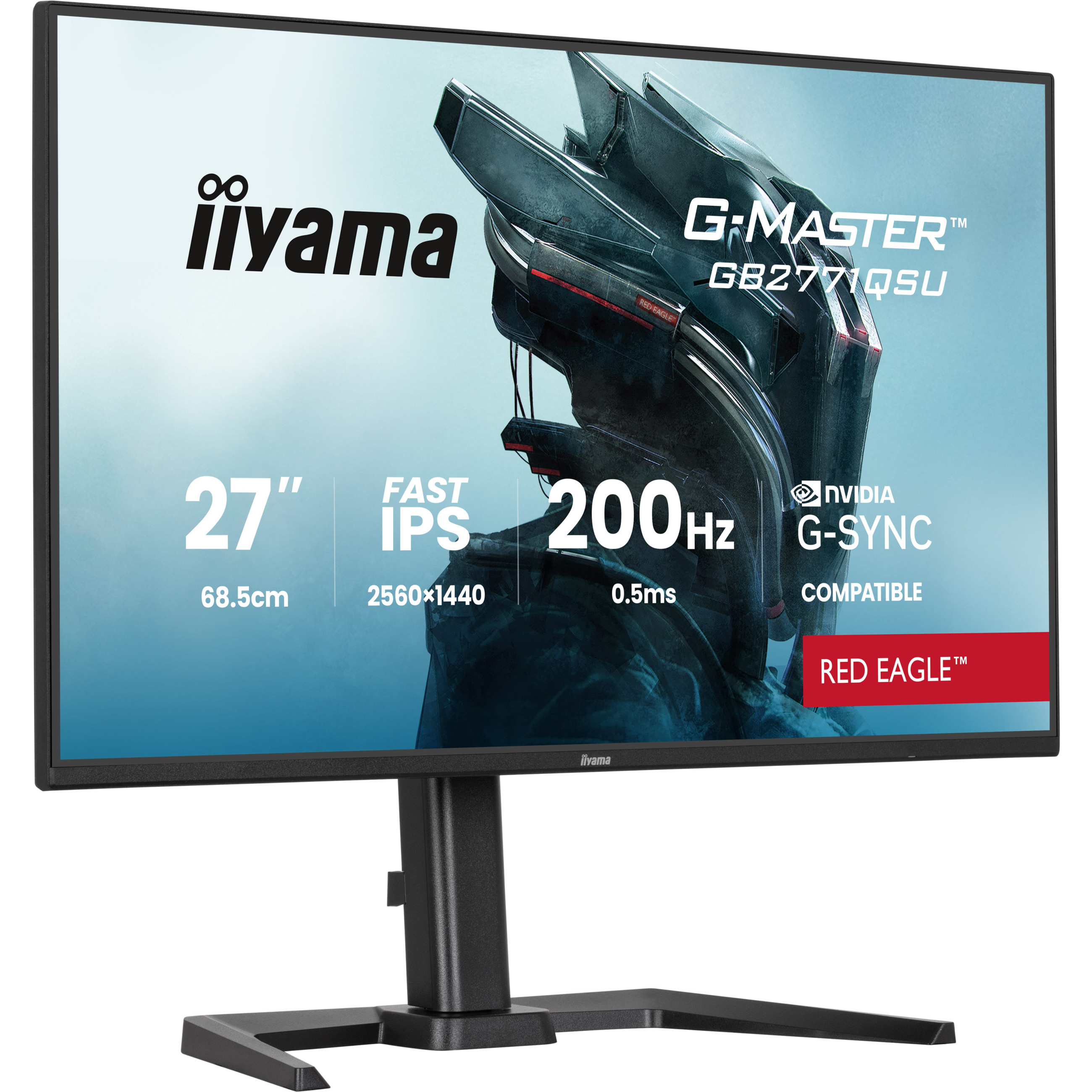 Iiyama G-Master GB2771QSU-B1 27" Fast-IP - Flat Screen - 27"-6
