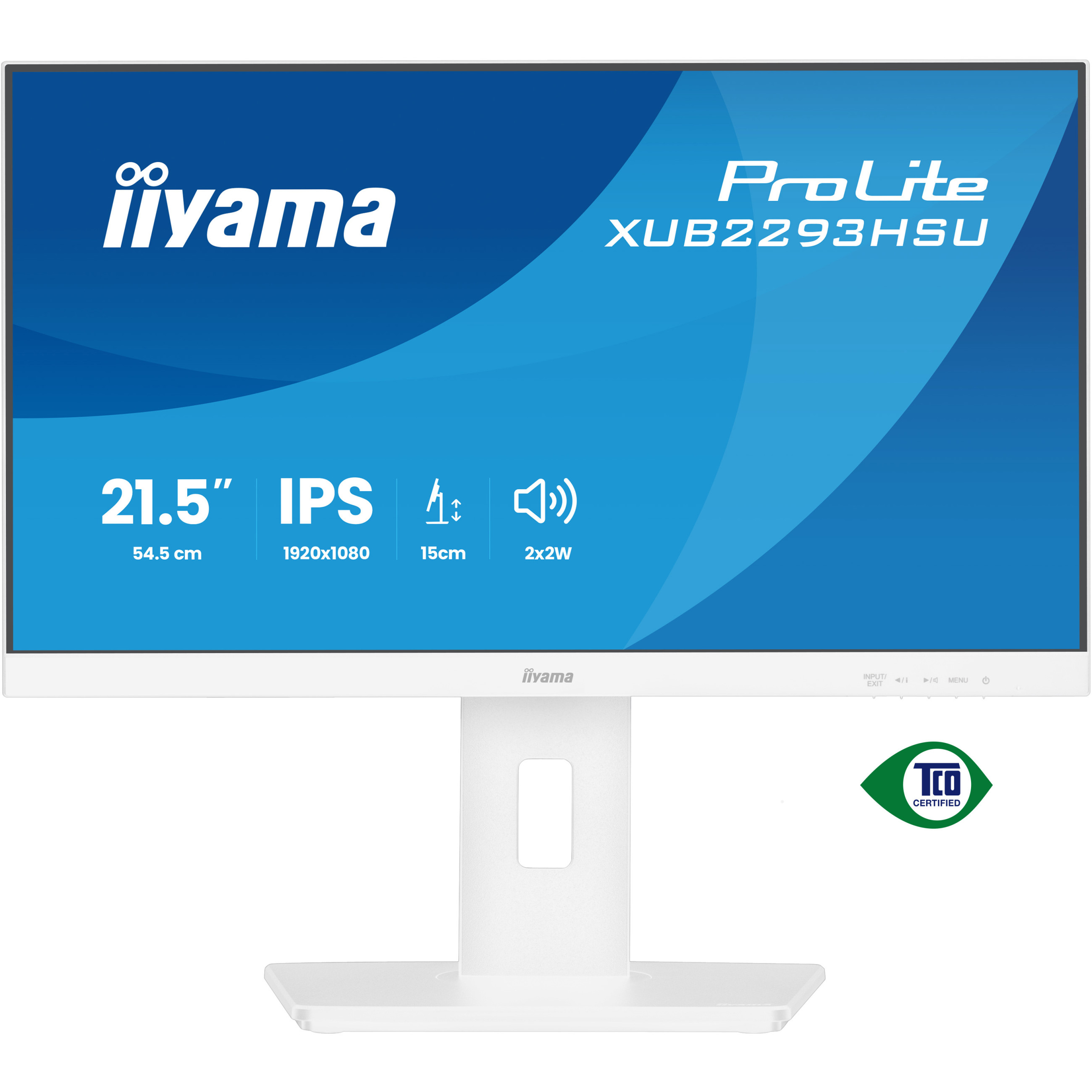 Iiyama TFT XUB2293HSU IPS 21.5''//HDMI/DP/2xUSB 2.0 - Flat Screen - 54.6 cm-1