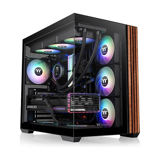 Kućište THERMALTAKE View 380 WS (midi tower, ARGB, crna)