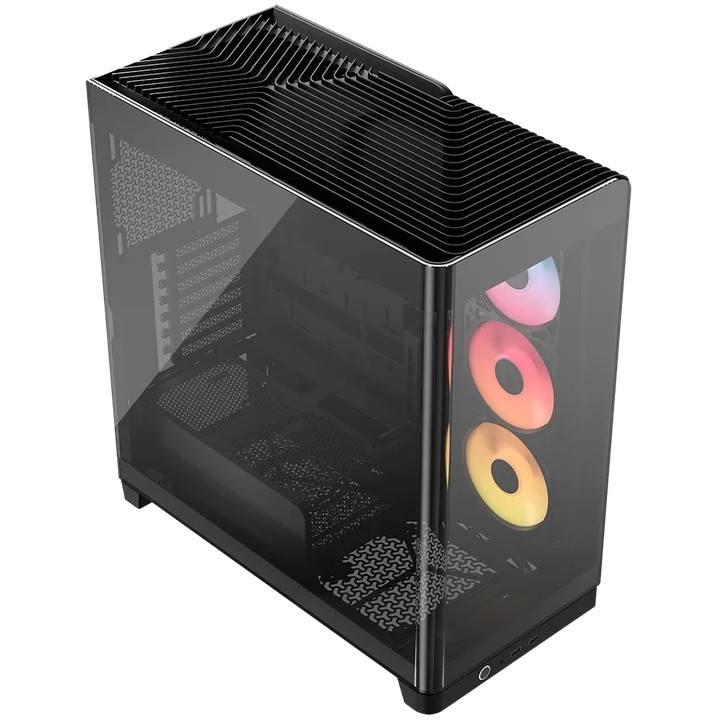 Kućište CORSAIR Geh Midi 4500X LX RGB Tempered Glass Black