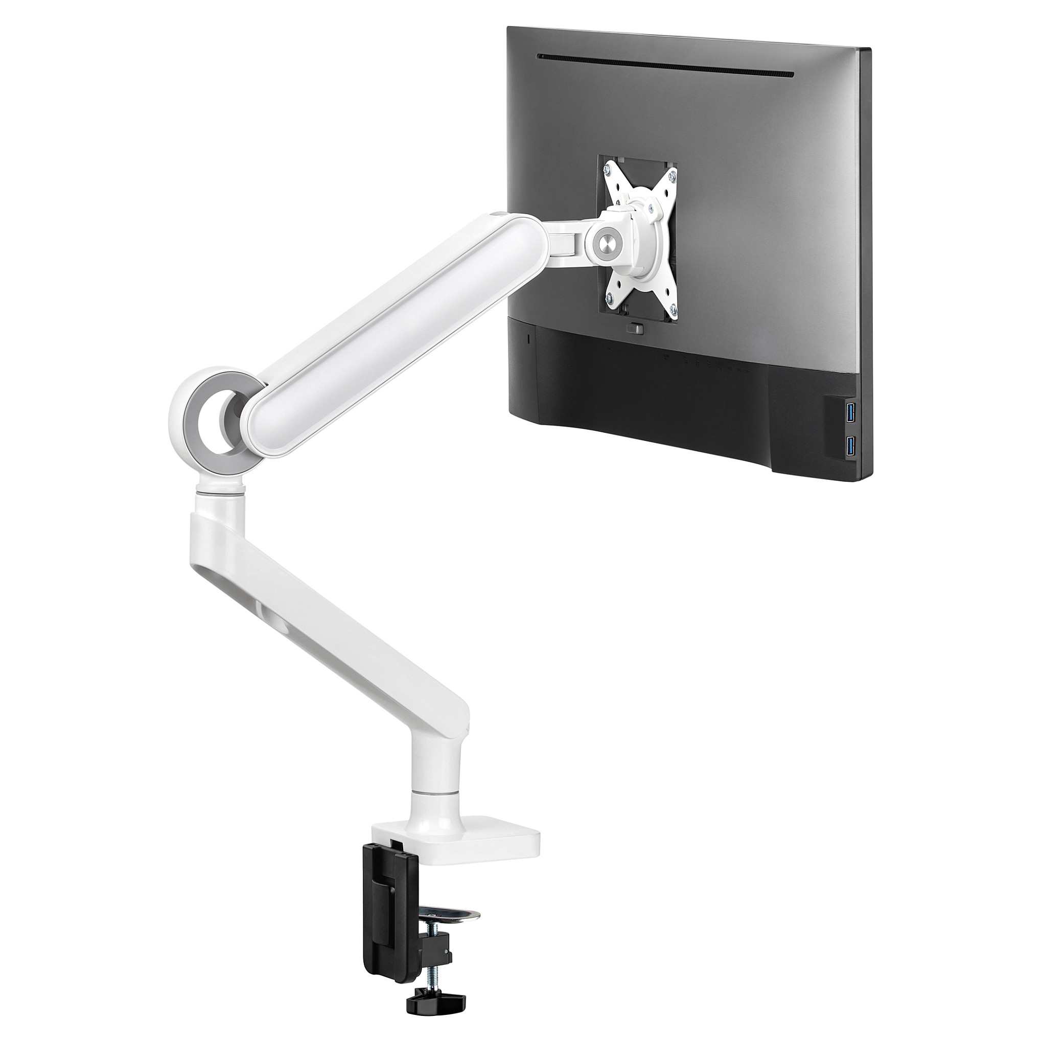 Stalak za monitor Equip (17"-35", 360°, do 10.5 kg, bijeli)-3