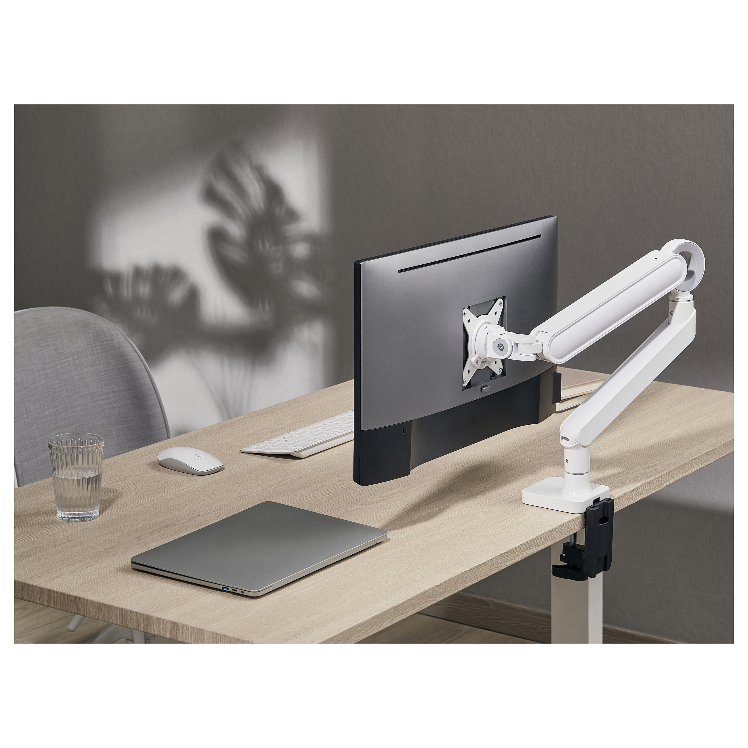 Stalak za monitor Equip (17"-35", 360°, do 10.5 kg, bijeli)-7