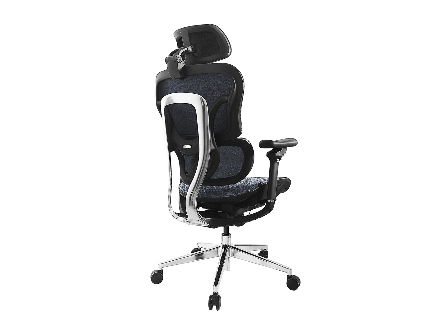 Stolica za ured EQUIP Ergonomic Office Chair + Head/Armrests blue/black lite Retail (ergonomska, s naslonima za glavu i ruke, plavo/crna)-1