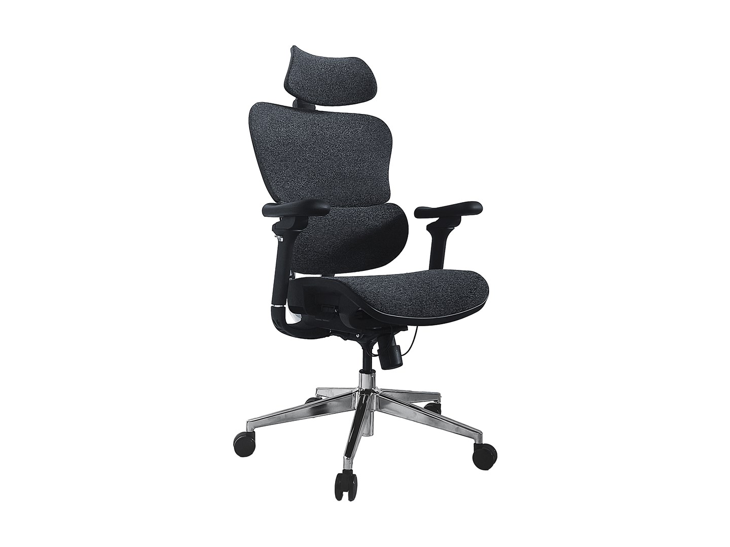 Stolica za ured EQUIP Ergonomic Office Chair + Head/Armrests blue/black lite Retail (ergonomska, s naslonima za glavu i ruke, plavo/crna)
