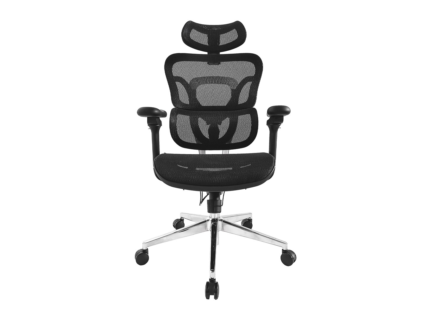 Stolica Equip Ergonomic Office Chair + Head/Armrests black lite Retail (ergonomska, s naslonima za glavu i ruke)-3