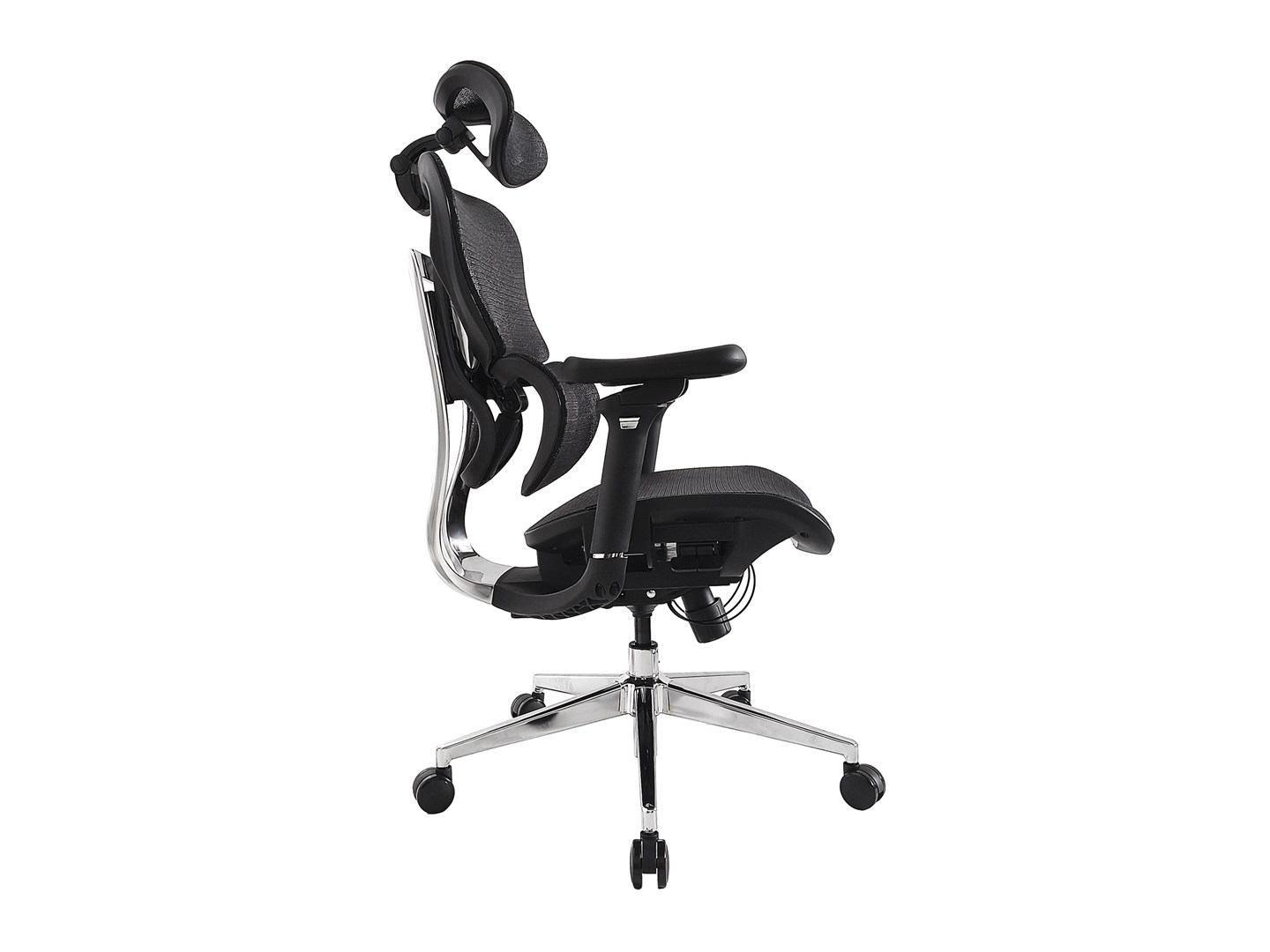 Stolica Equip Ergonomic Office Chair + Head/Armrests black lite Retail (ergonomska, s naslonima za glavu i ruke)-4