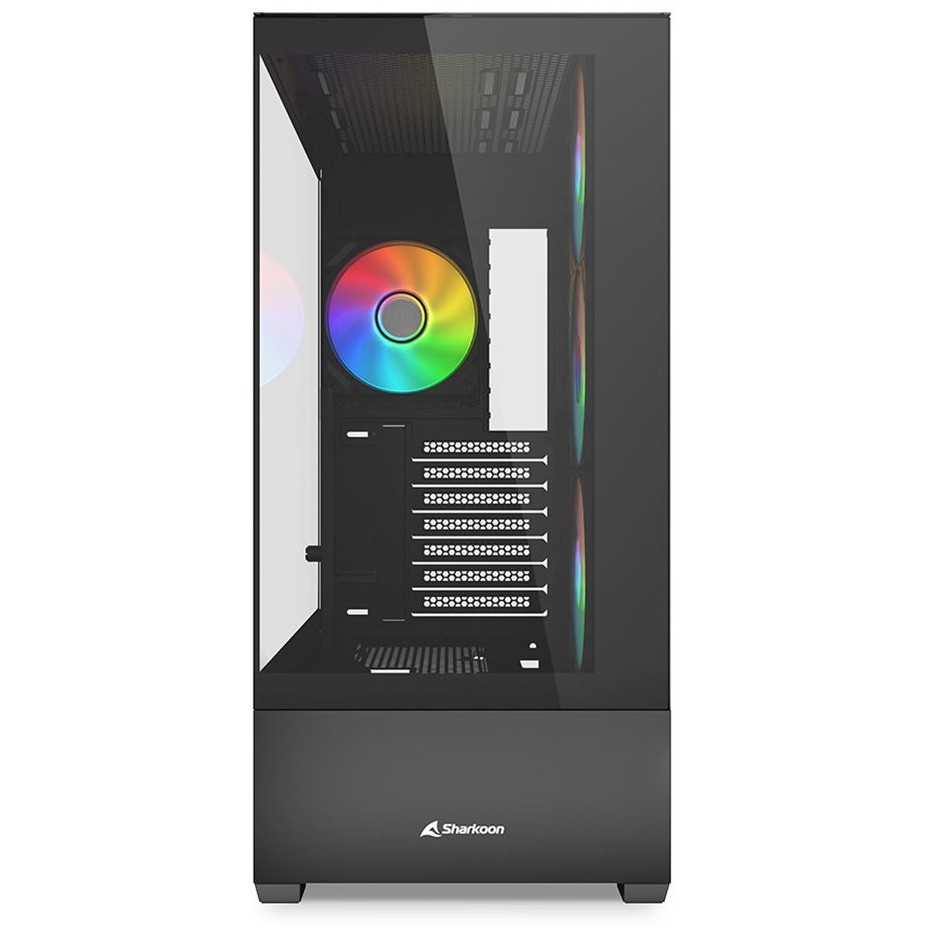 Kućište Sharkoon AK6 RGB ATX 1xGlass Crno-1