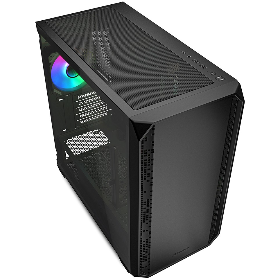 Kućište SHARKOON MK2 RGB Micro-ATX 1xGlass Crno-2