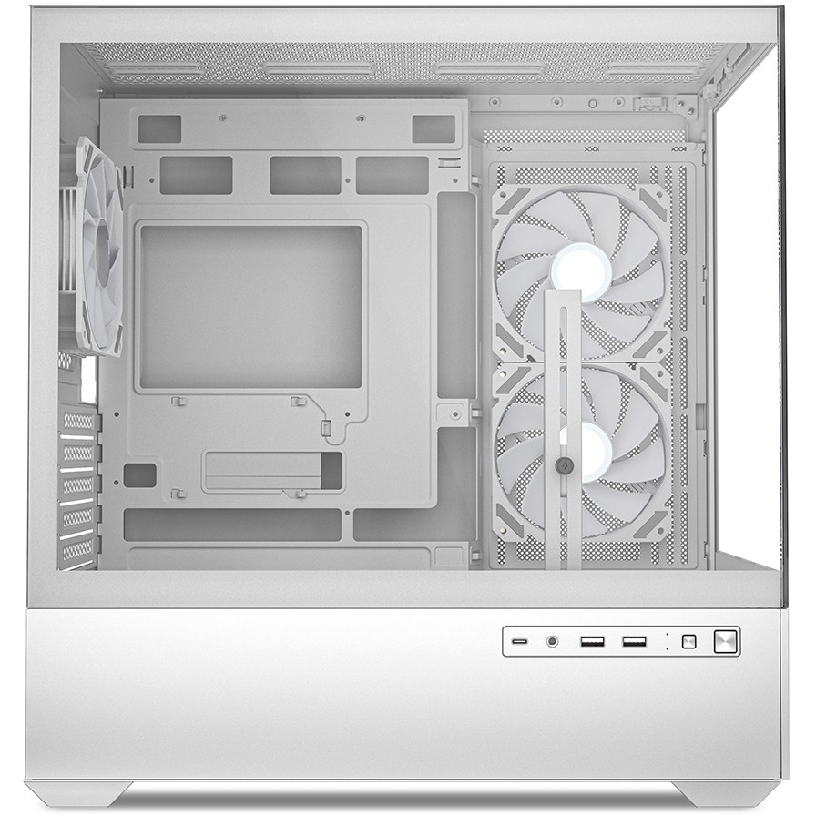 Kućište Sharkoon MK6 RGB Micro-ATX 1xGlass bijelo-3