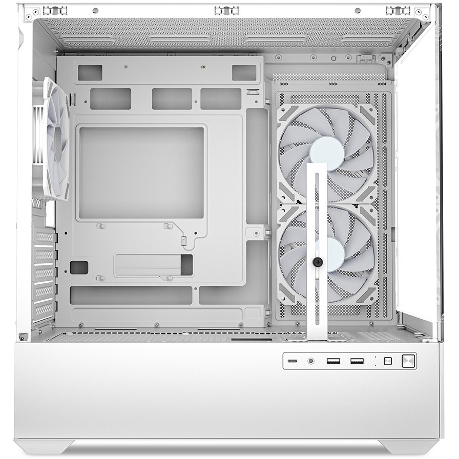 Kućište Sharkoon MK6 RGB Micro-ATX 1xGlass bijelo-4