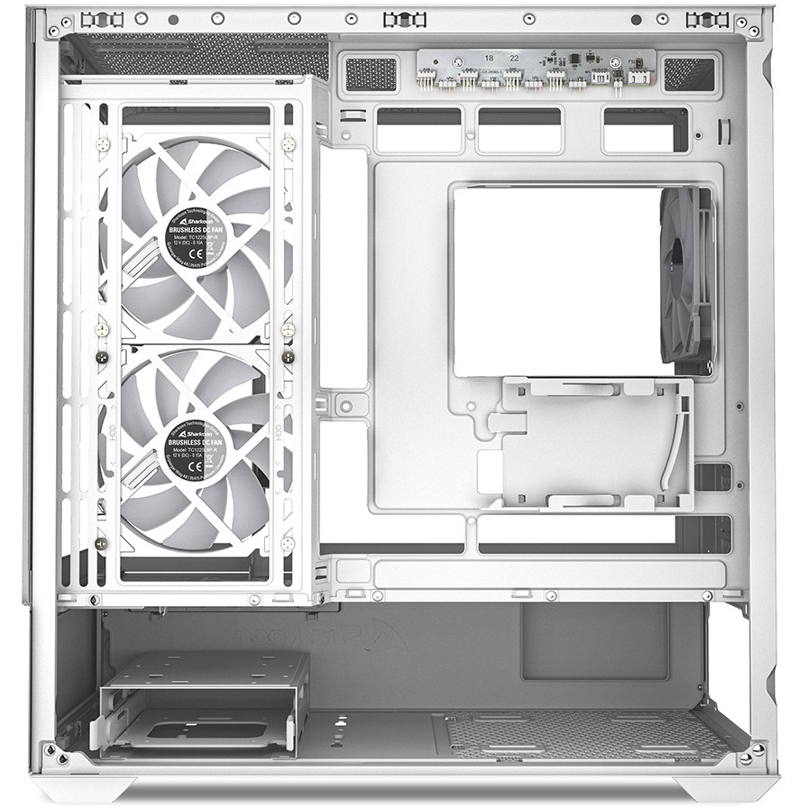 Kućište Sharkoon MK6 RGB Micro-ATX 1xGlass bijelo-6
