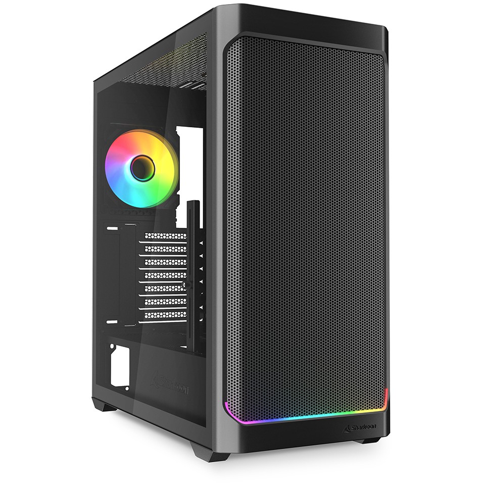 Kućište Sharkoon AK4W RGB ATX 1xGlass Crno-0