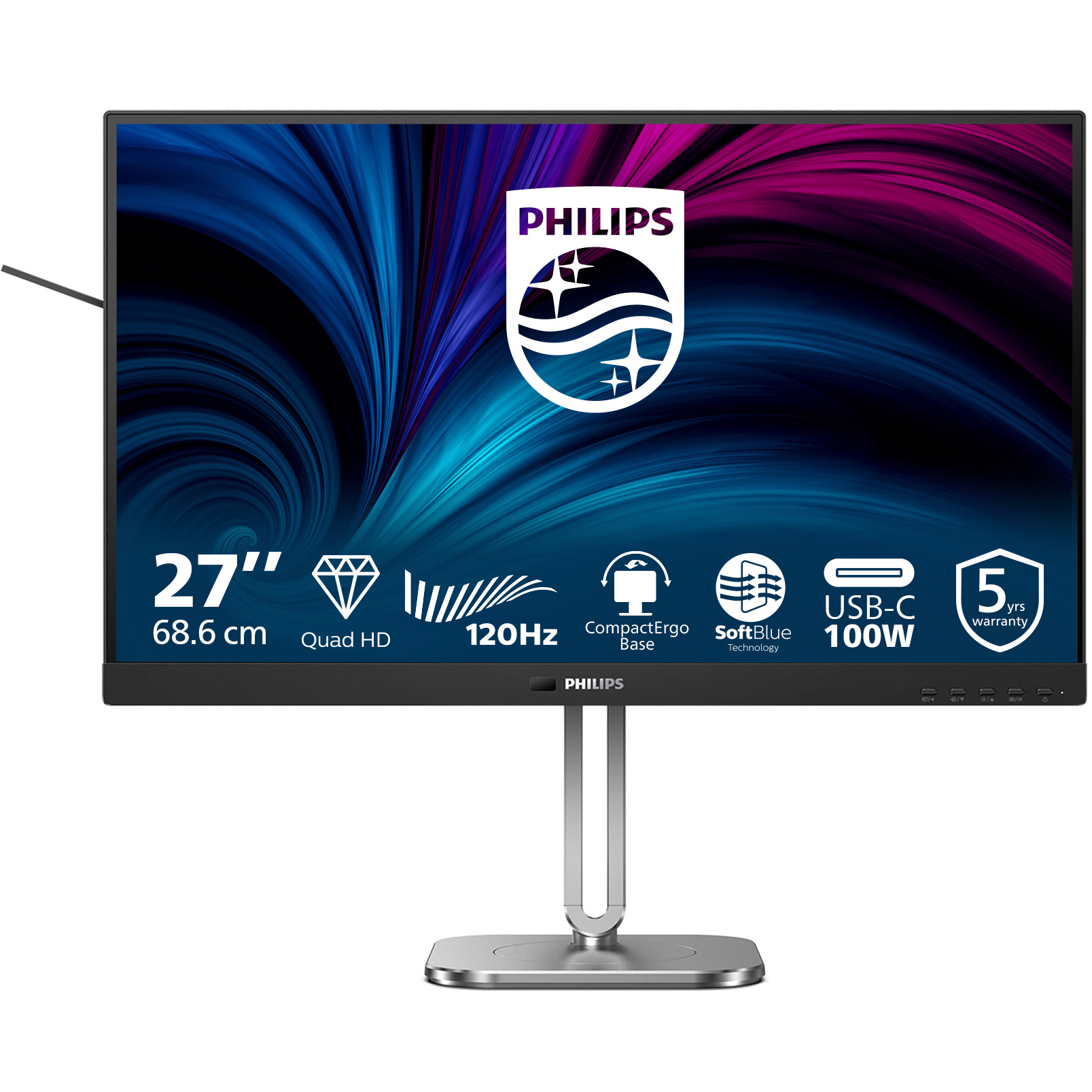 Monitor PHILIPS 27B2U4601/00 68.6 cm (27") - KORIŠTENI jamstvo 6 mjeseci-0