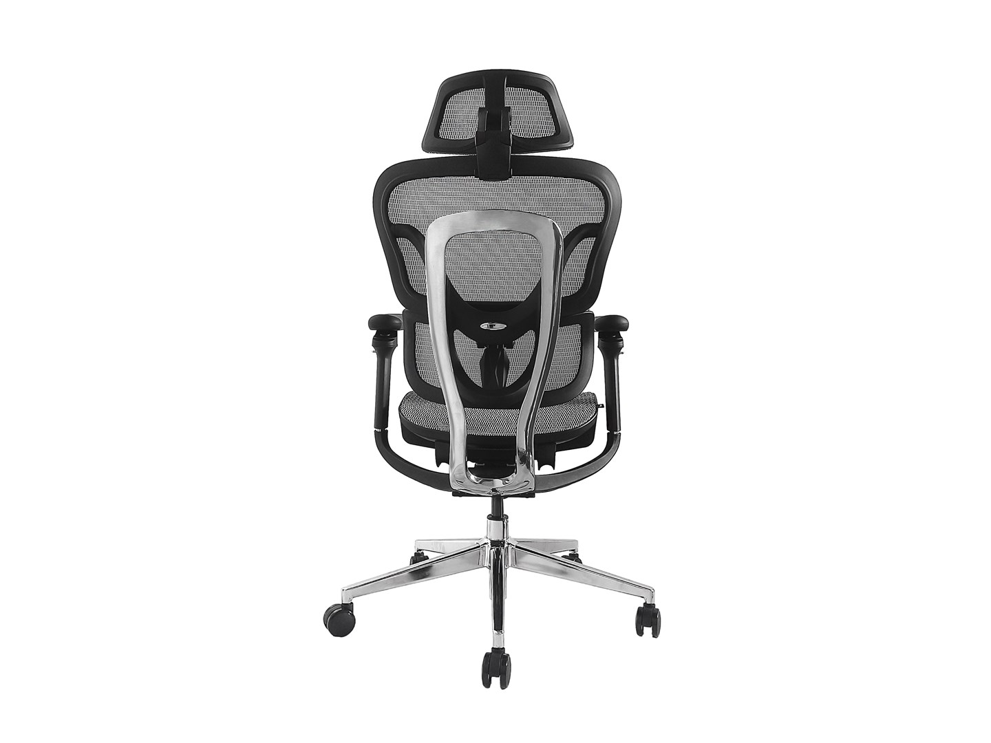 Uredska stolica EQUIP s ergonomskim dizajnom i naslonima za glavu/ruke, siva-2