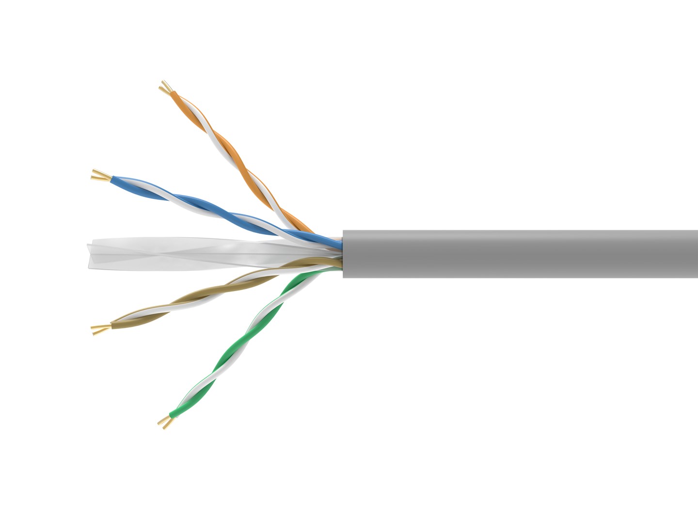 Instalacijski kabel Equip Cat6 U/UTP DCA (305 m, siva, LSZH)-0