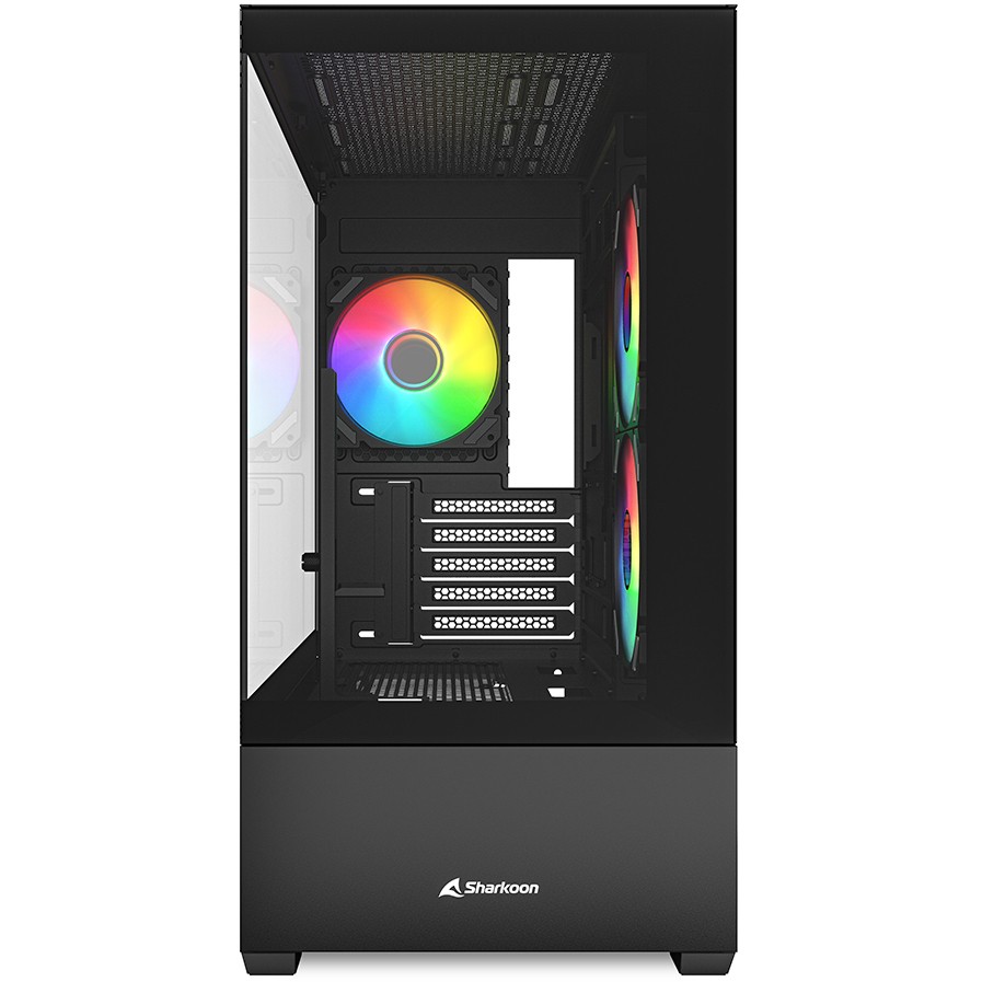 Kućište Sharkoon MK6 RGB Micro-ATX 1xGlass Crno-1