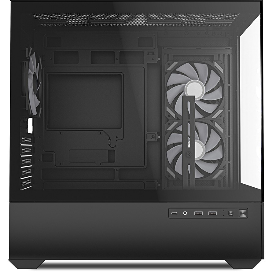 Kućište Sharkoon MK6 RGB Micro-ATX 1xGlass Crno-3