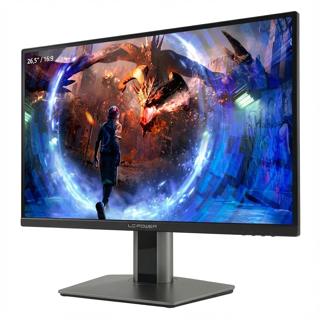 Monitor LC-POWER LC-M27UO (26.5", 4K UHD, OLED, Retail)