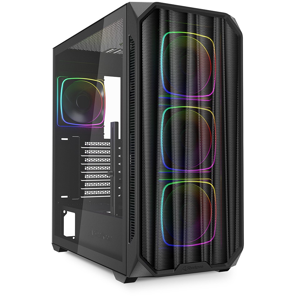 Kućište Sharkoon AK5M RGB ATX 1xMetal Crno