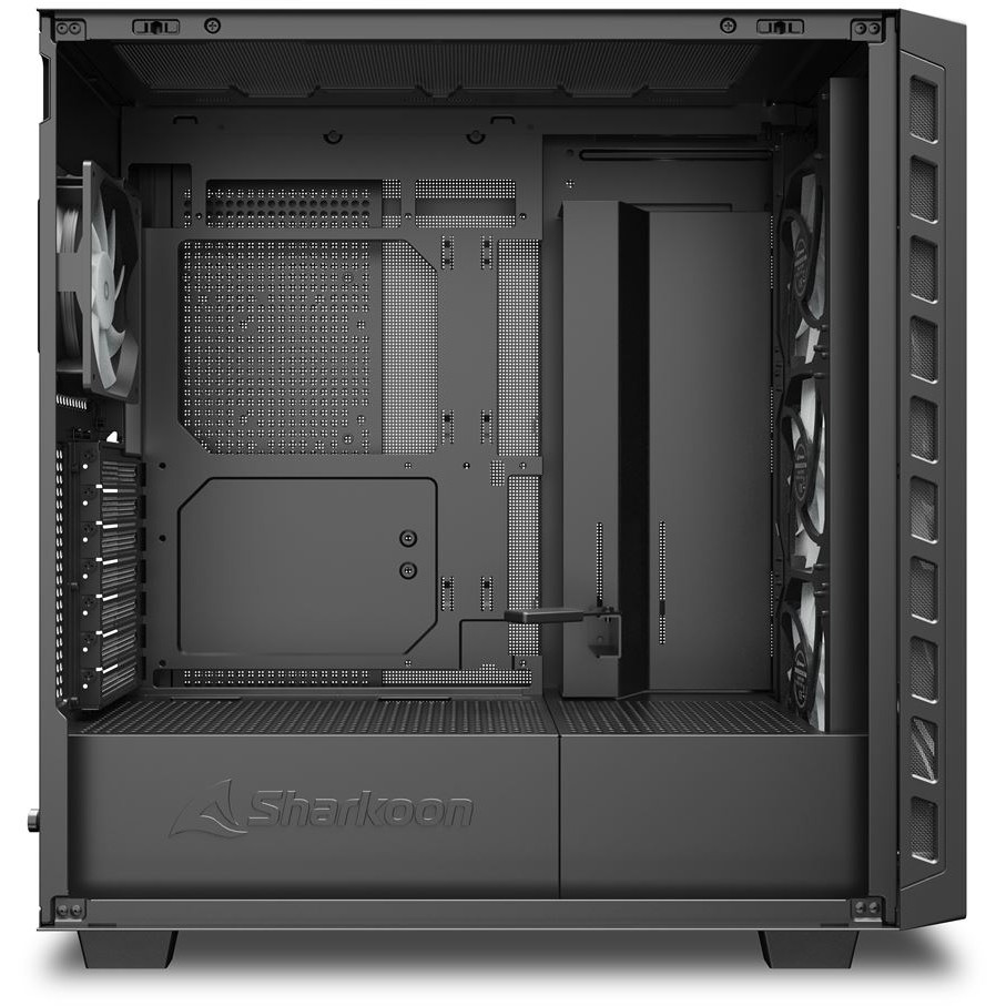 Kućište SHARKOON Rebel C80G RGB ATX Black-4