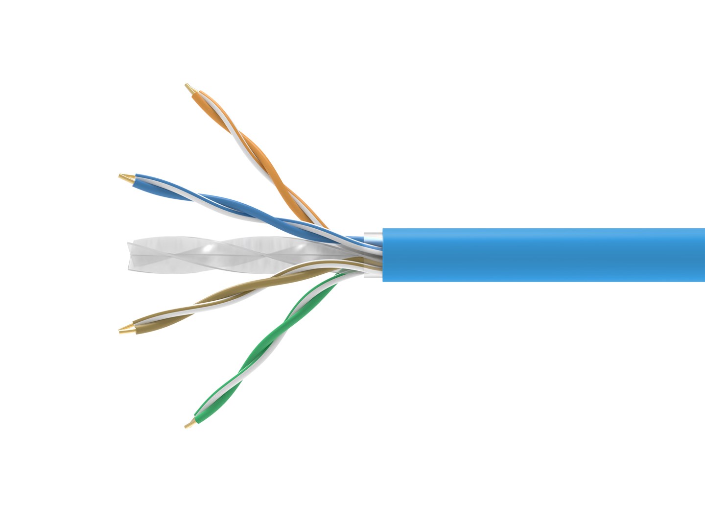 Instalacijski kabel Equip Cat6A DCA U/UTP (305 m, plavi, LSZH)-0