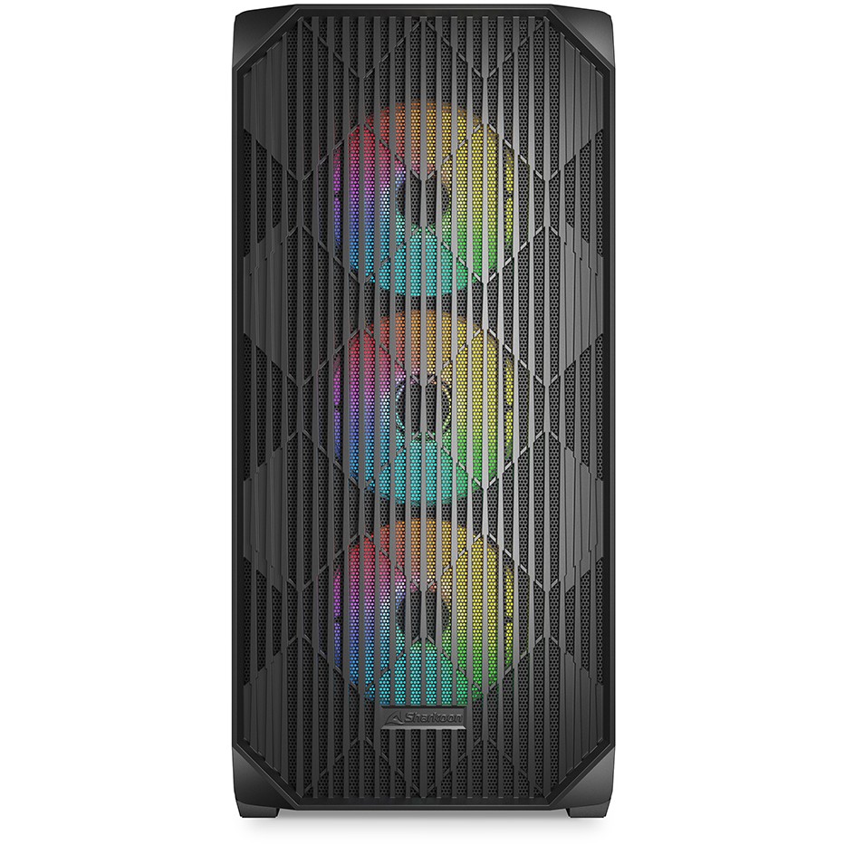 Kućište Sharkoon AK3 RGB Black Tempered Glass-1