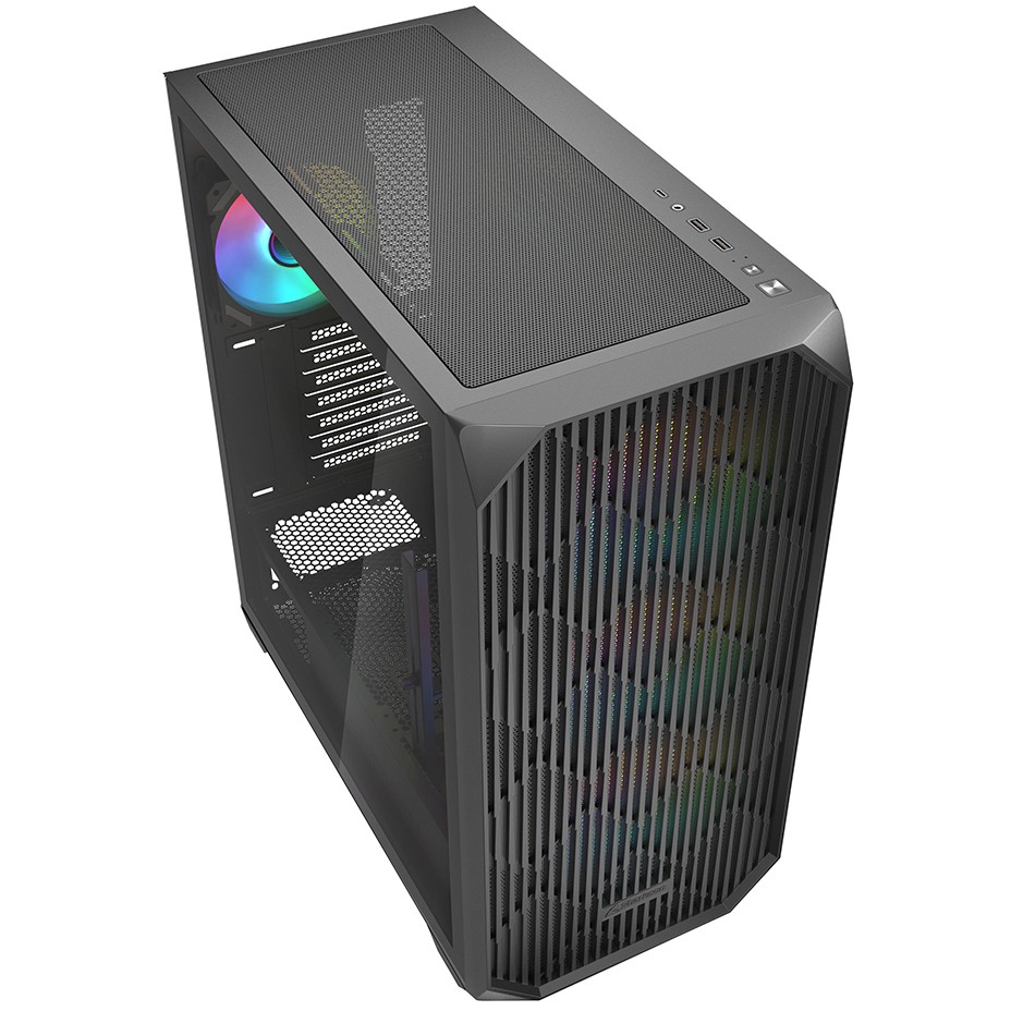 Kućište Sharkoon AK3 RGB Black Tempered Glass-2