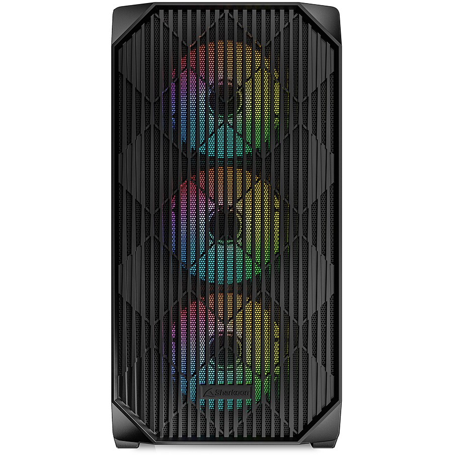 Kućište Sharkoon MK3 RGB Micro-ATX 1xGlass Crno-1